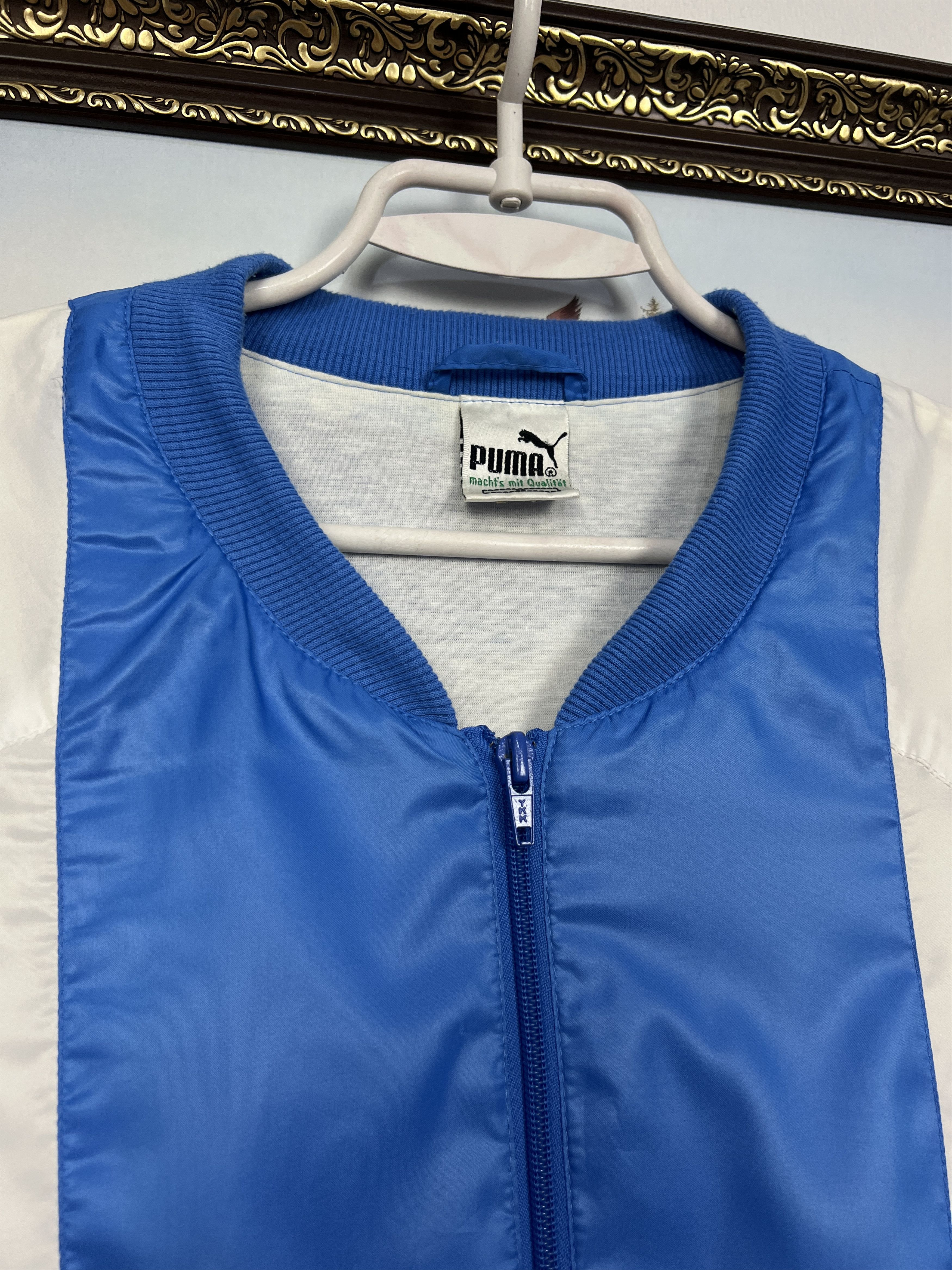Puma Vintage 80's Tennis Boris Becker Jacket Track Top Zip Rare Size US L / EU 52-54 / 3 - 3 Thumbnail
