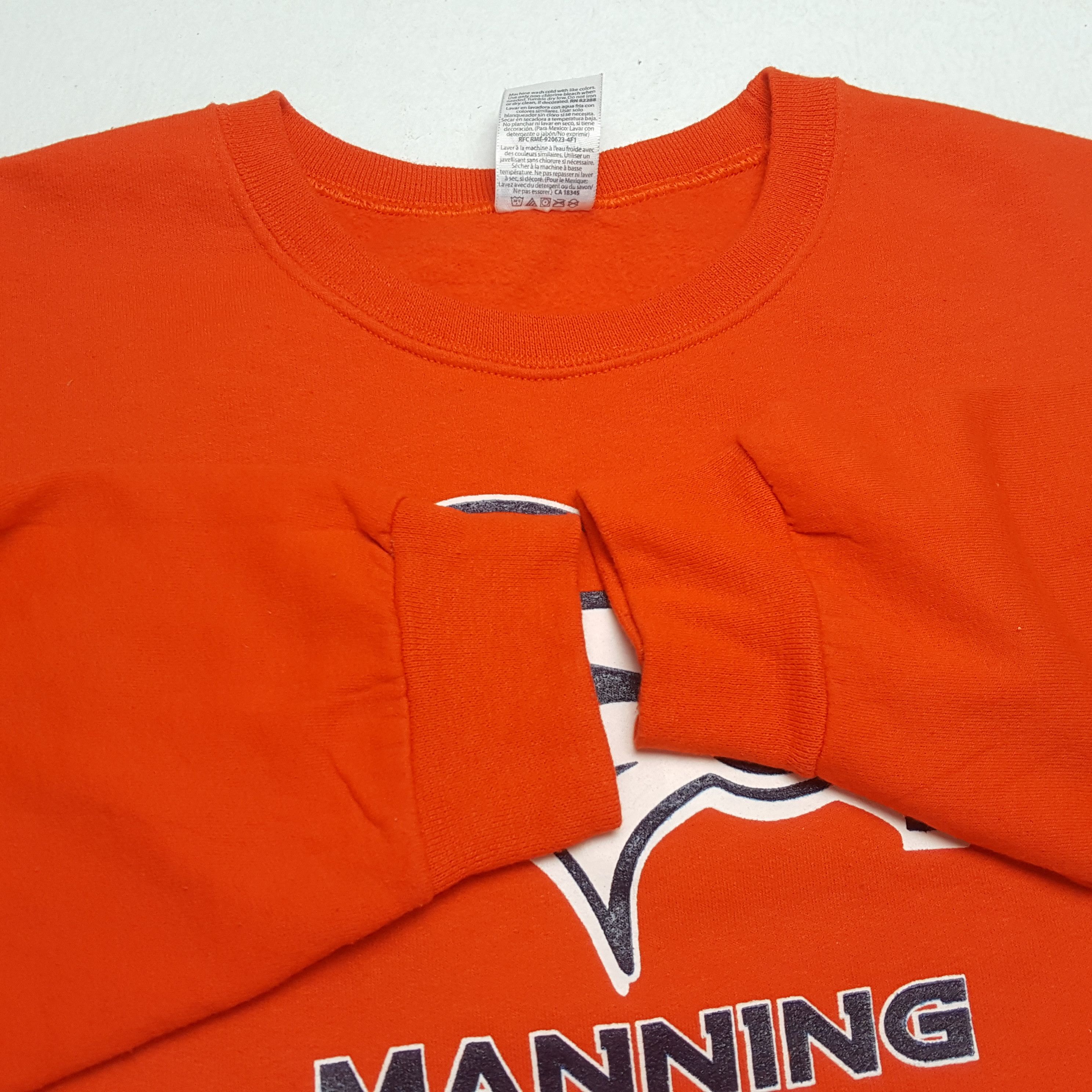 NFL × Vintage MANNING 18 NFL Denver Broncos American Football Sweatshirt Size US M / EU 48-50 / 2 - 7 Thumbnail