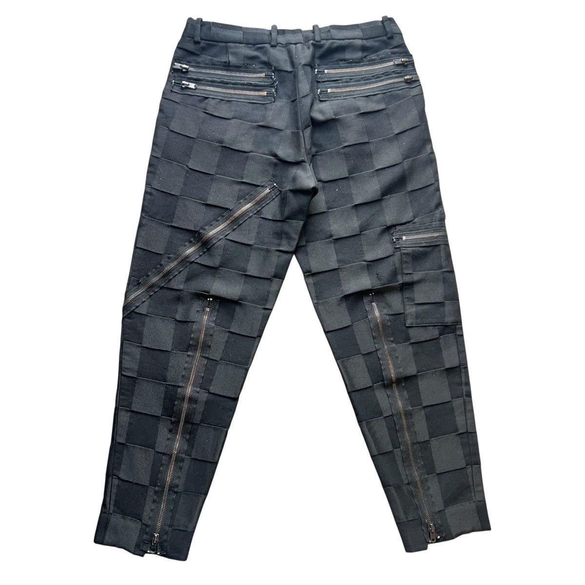 Number (N)ine NUMBER (N)INE 2003AW "TOUCH ME I'M SICK" Wool Bondage Pants Size US 30 / EU 46 - 7 Thumbnail