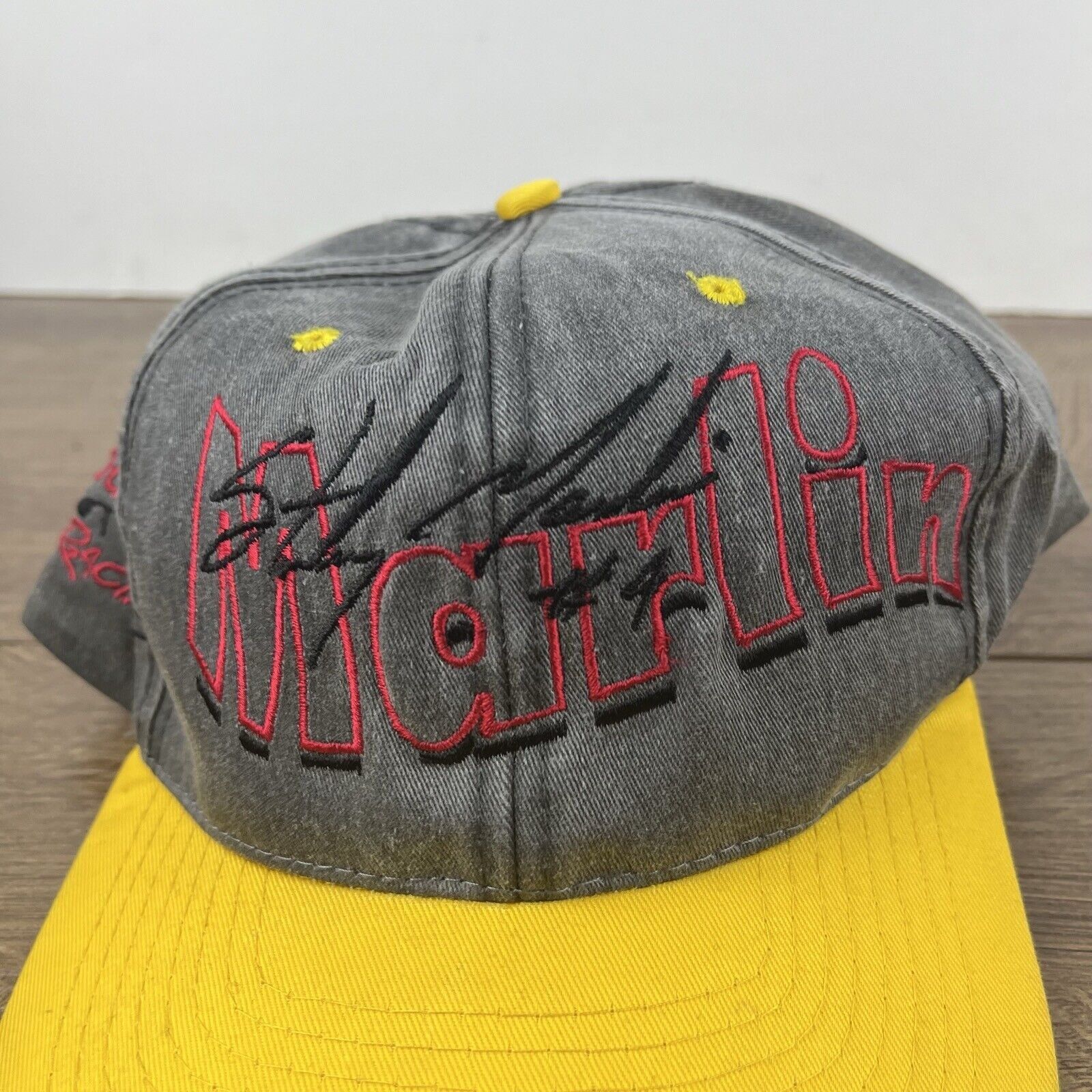 Other Sterling Martin Hat NASCAR Racing Gray Hat Adjustable Gray A Size ONE SIZE - 8 Thumbnail