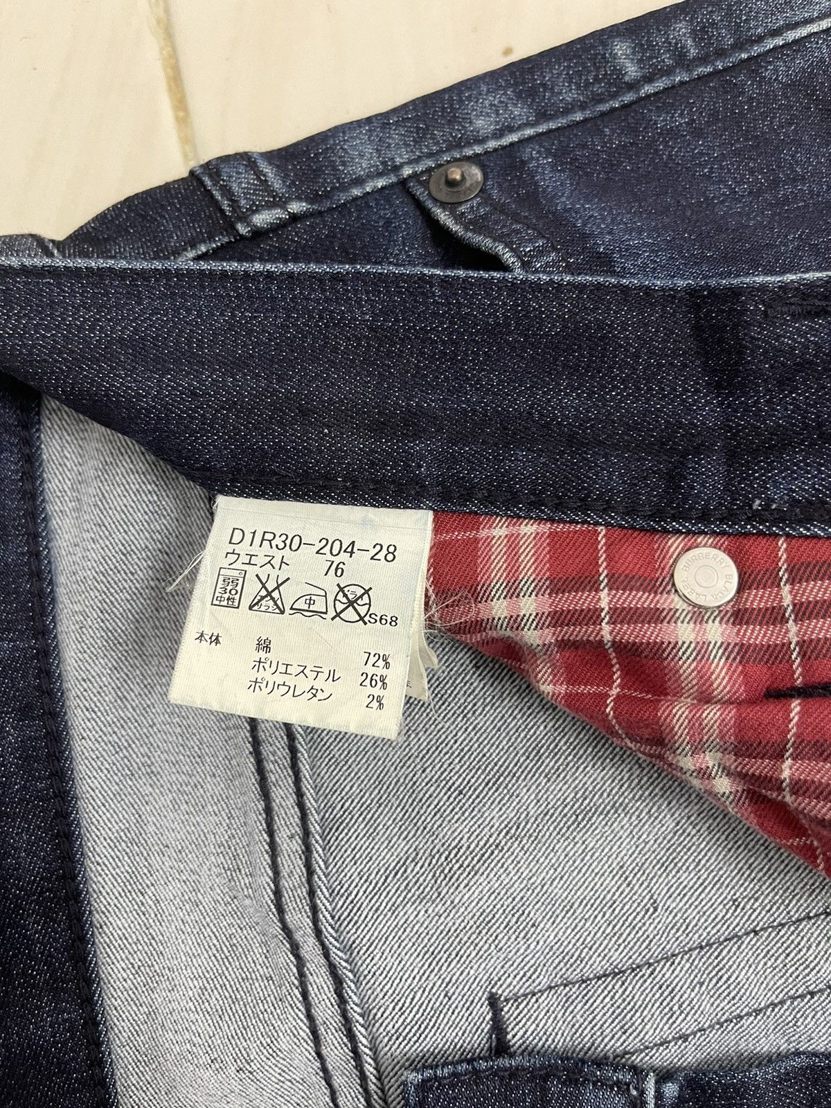Burberry × Burberry Prorsum Burberry Black Label Faded Denim Pants Size US 33 - 14 Thumbnail