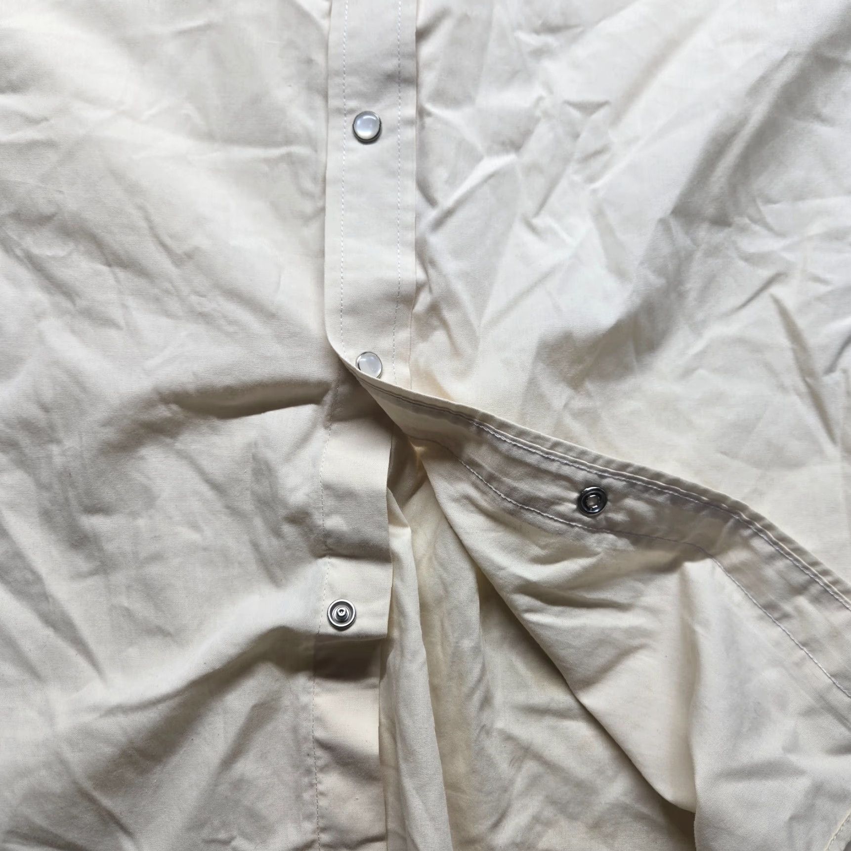 Vintage Gioberti Shirt Mens XL Ivory Plaid Western Button-Up Snap Shirt Size US XL / EU 56 / 4 - 4 Thumbnail