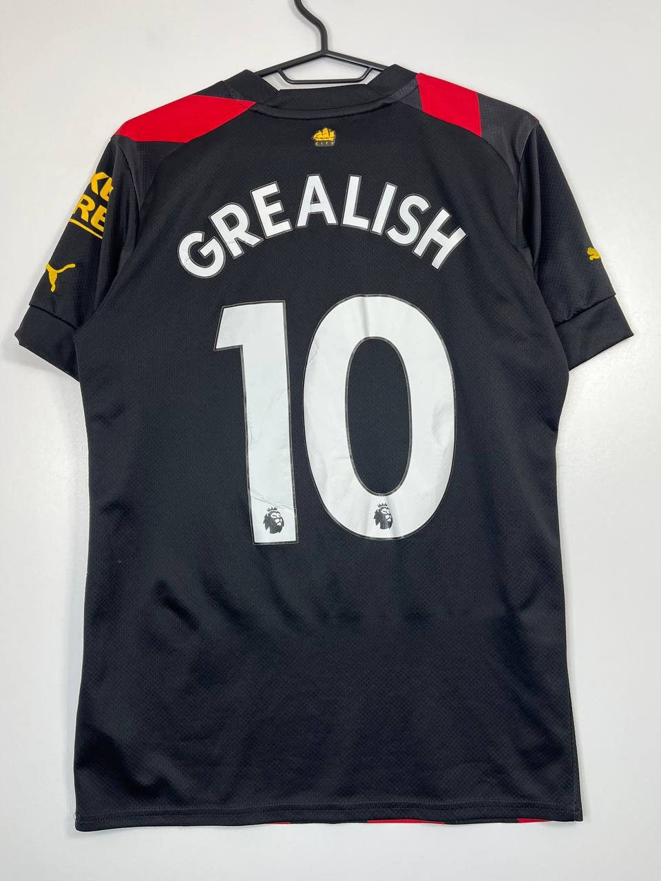 Puma Manchester City Grealish #10 Away 2022 Shirt Football S Size US S / EU 44-46 / 1 - 6 Thumbnail