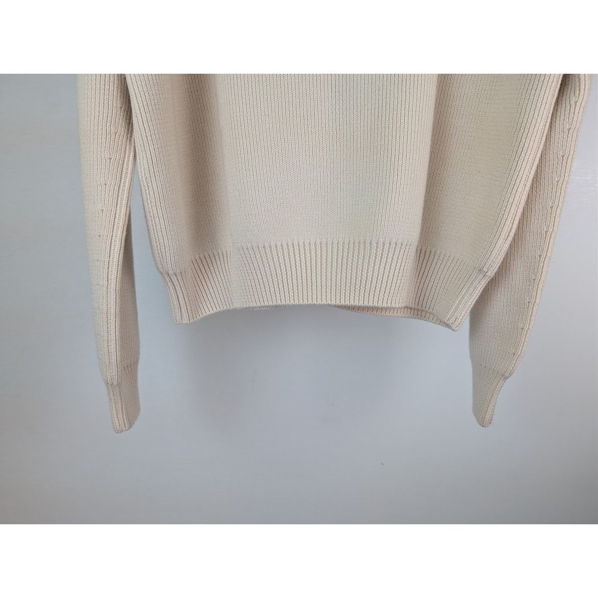 Tom Ford o1rshd1 Knitwear Button Sweater in Ivory Size US XL / EU 56 / 4 - 12 Thumbnail