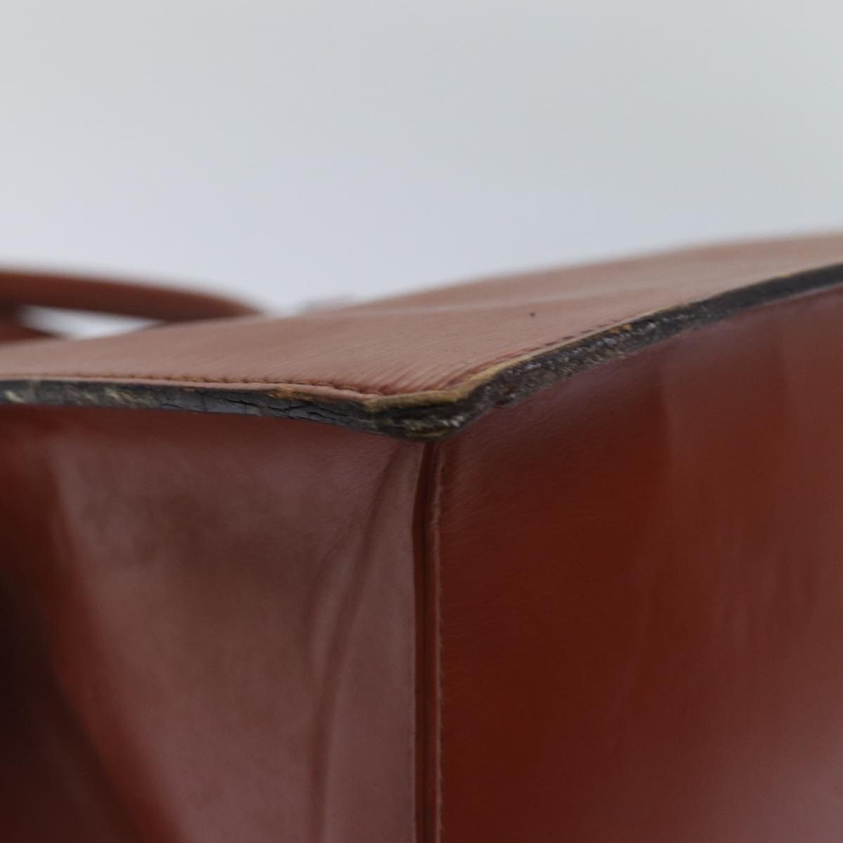 Louis Vuitton LOUIS VUITTON Epi Riviera Hand Bag Brown M48183 Size ONE SIZE - 16 Thumbnail