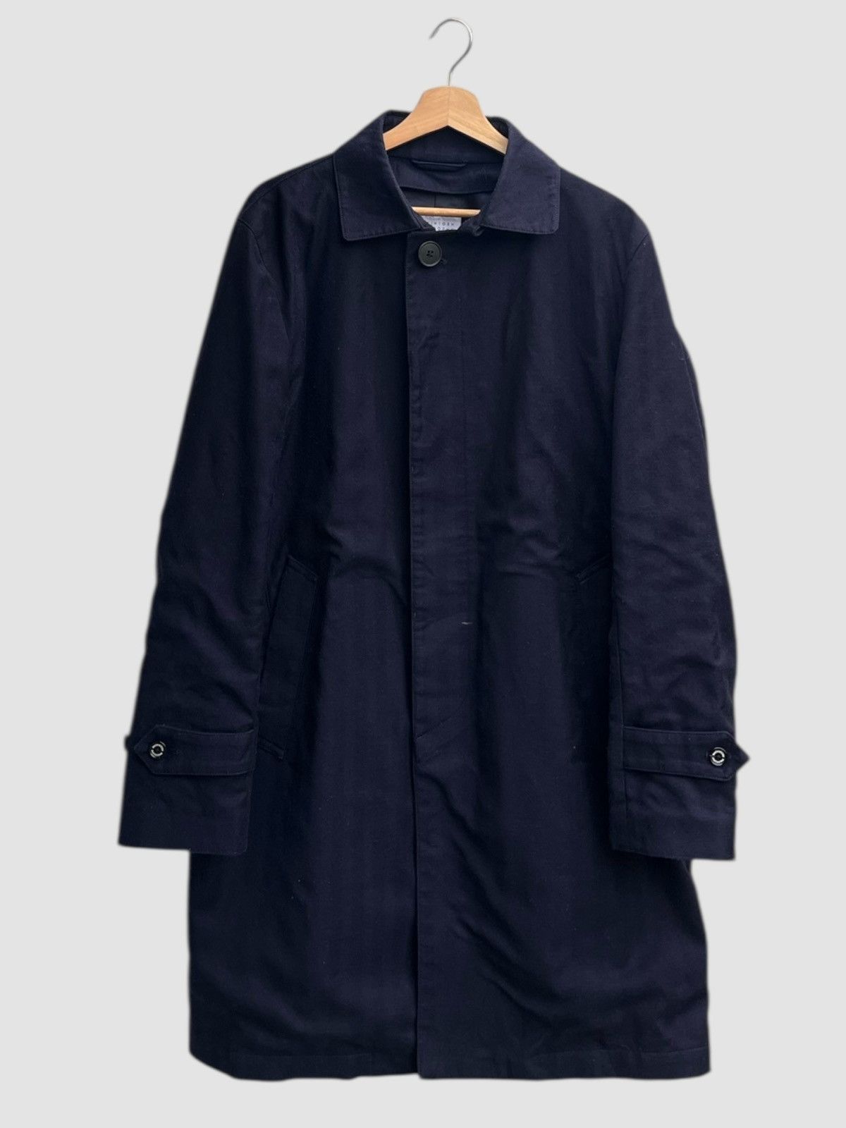 Mackintosh Mackintosh Philosophy Bal Collar Wool-Blend Navy Coat Size US M / EU 48-50 / 2 - 1 Thumbnail