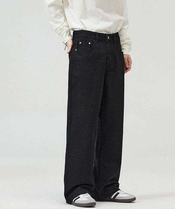 Japanese Brand Maillard Retro Men's Casual Loose Baggy Jeans Size US 32 / EU 48 - 3 Thumbnail