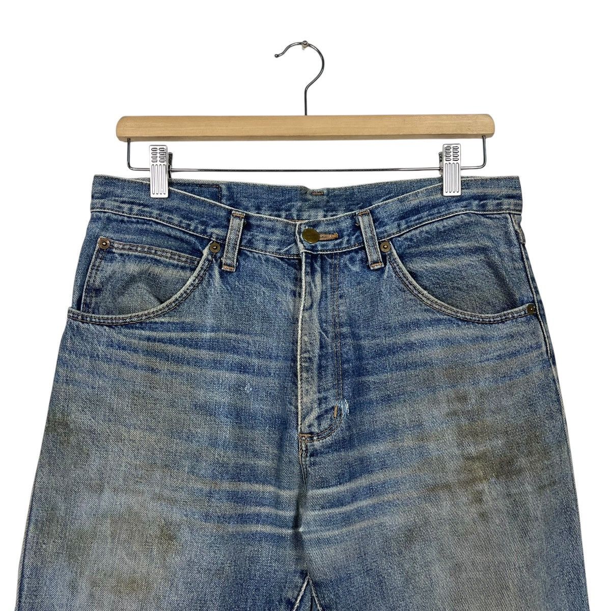 Wrangler Vintage Wrangler Distressed Flare Denim Jeans Size US 32 / EU 48 - 2 Thumbnail