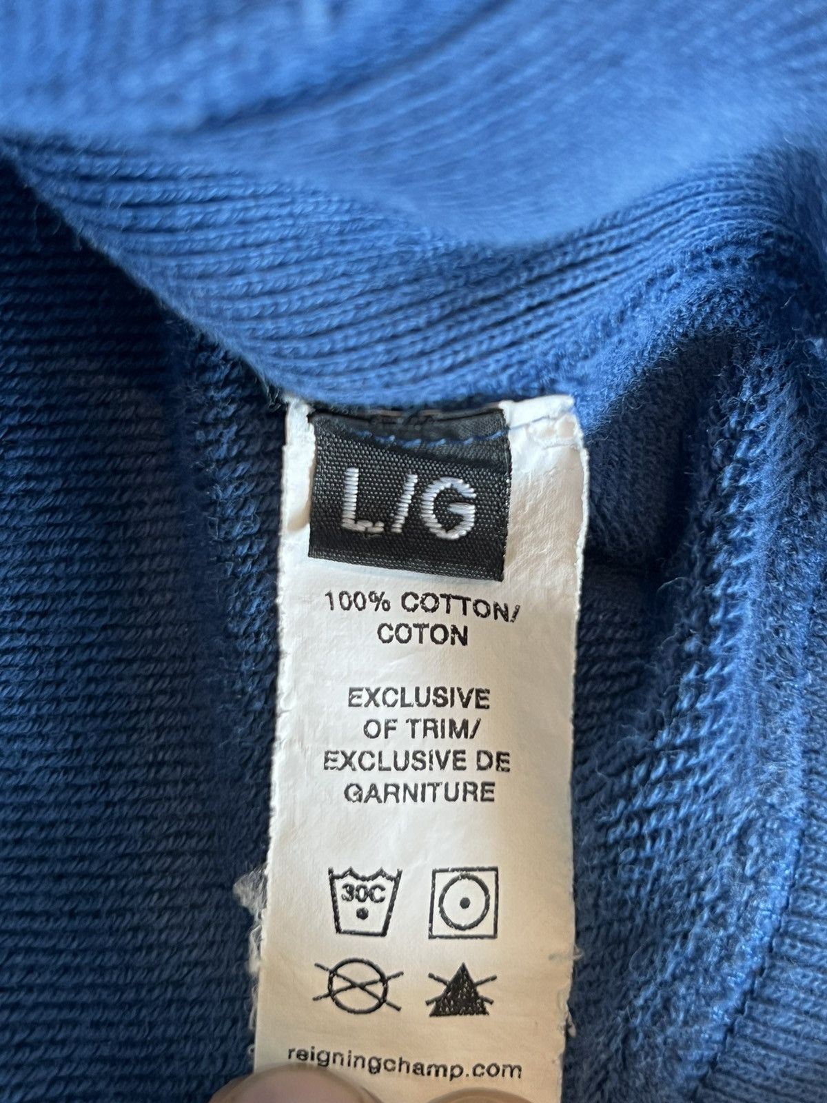 Reigning Champ Pullover hoodie in blue Size US L / EU 52-54 / 3 - 5 Thumbnail