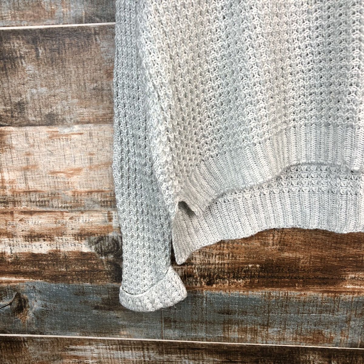 Homespun Knitwear × Japanese Brand Scot Club Grey vintage Knitwear #A1278 Size L / US 10 / IT 46 - 7 Thumbnail