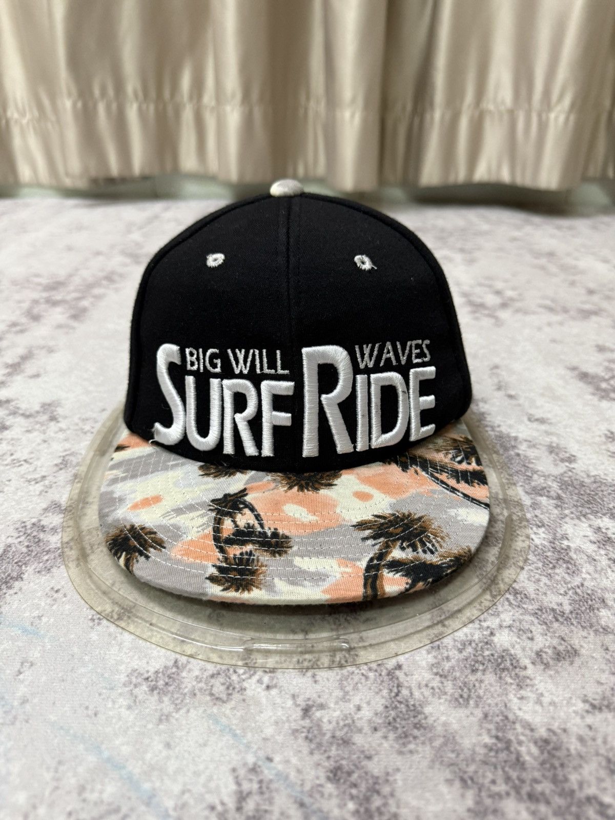 Japanese Brand BIG WILL WAVE SURF RIDE CALIFORNIA BEACH SOUND SNAPBACK CAP Size ONE SIZE - 1 Thumbnail