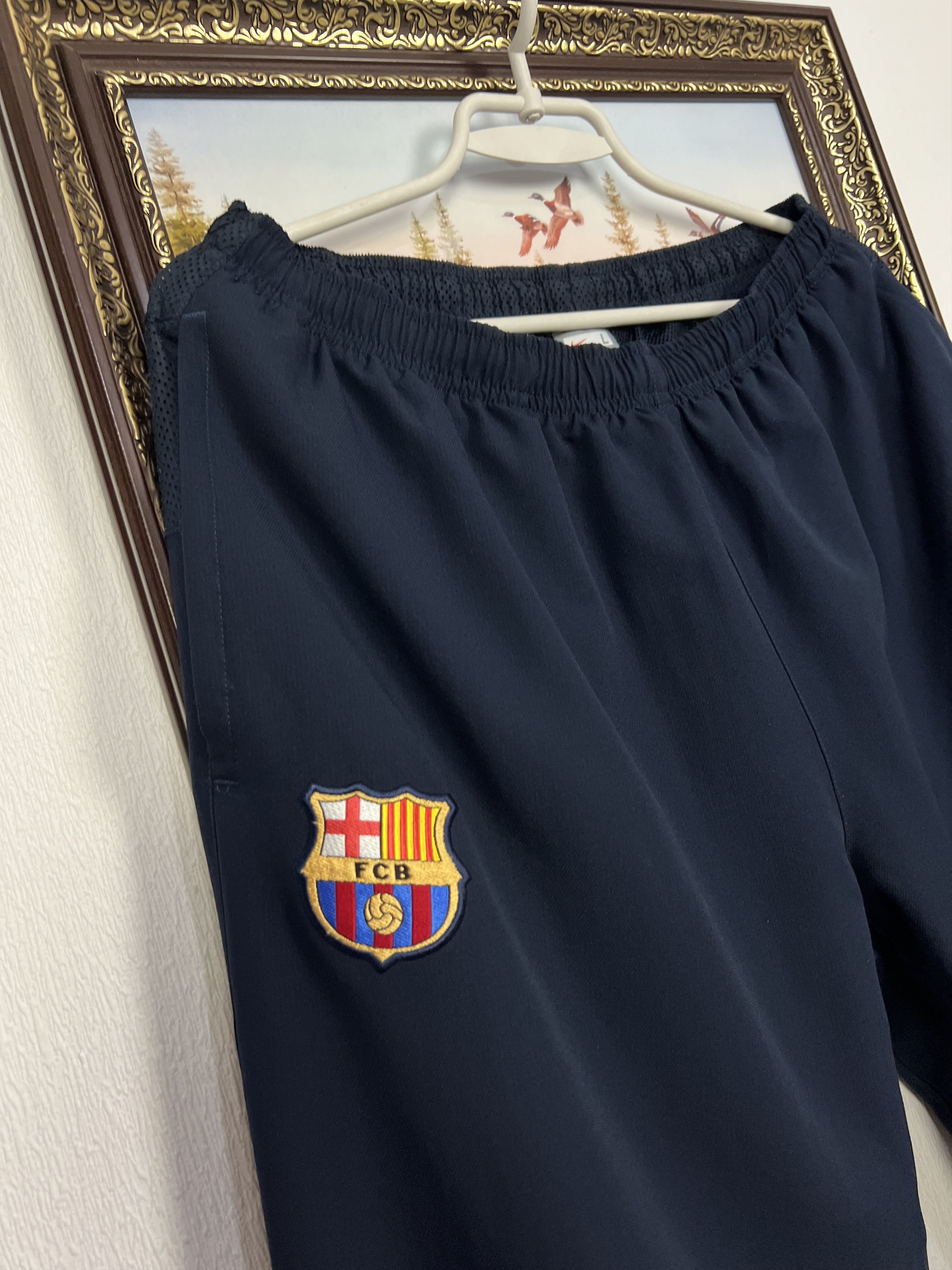 Nike Vintage Nike FC Barcelona Football Pants Soccer Sweatpants Size US 34 / EU 50 - 3 Thumbnail