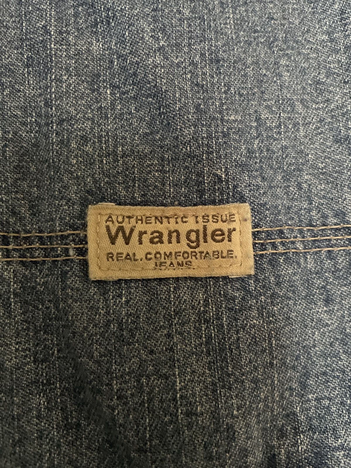 Vintage × Wrangler Wrangler Denim Jean Shorts Jorts 42 vintage BLUE Carpenter 🔥 Size US 42 / EU 58 - 11 Thumbnail