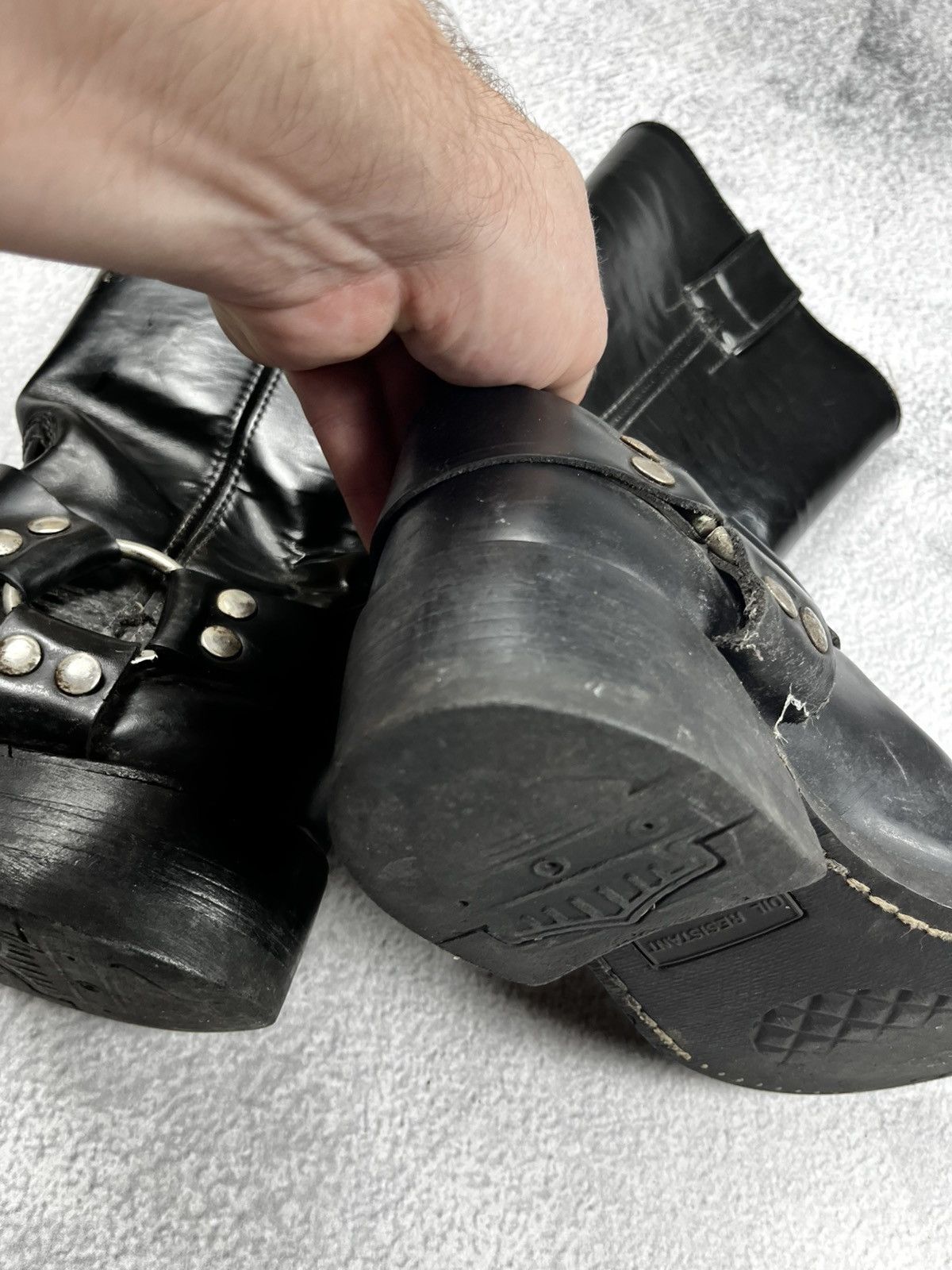 Harley Davidson Harley Davidson leather boots vintage 90s Size US 9 / IT 39 - 10 Thumbnail
