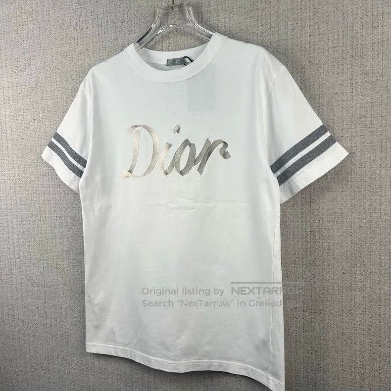 Dior Dior Logo letter stripe colour contrast print short sleeve Size US S / EU 44-46 / 1 - 3 Thumbnail