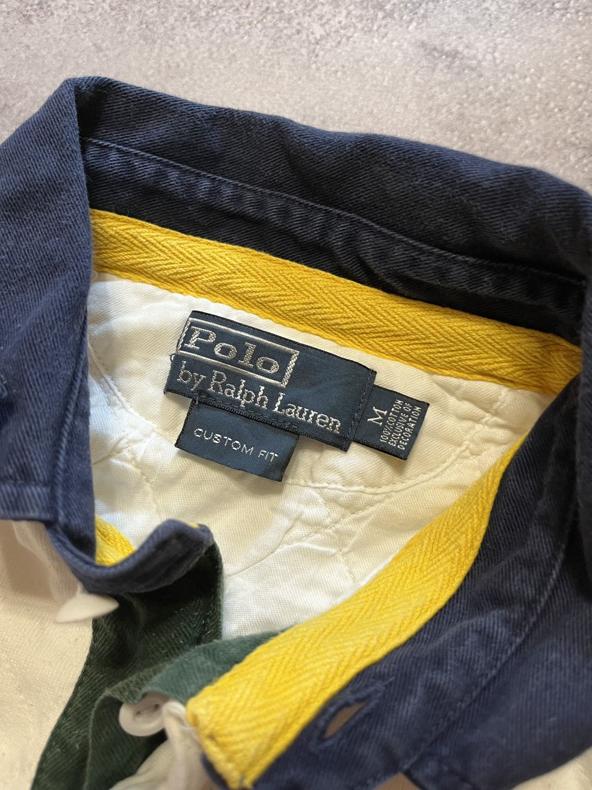 Rugby Ralph Lauren Vintage #6 Polo Ralph Lauren rugby long sleeve Size US M / EU 48-50 / 2 - 6 Thumbnail
