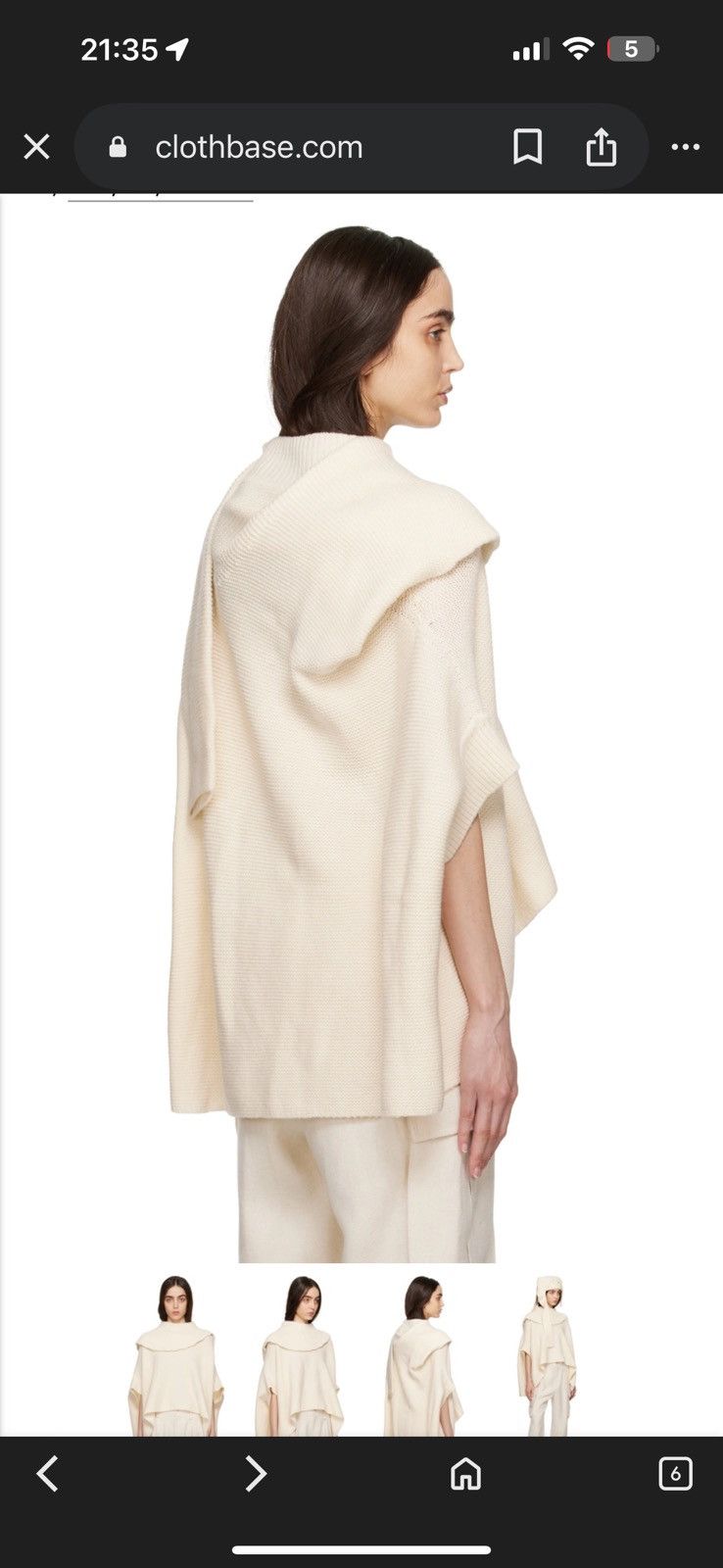 Issey Miyake Issey Miyake Off-White Rhizome Turtleneck Size M / US 6-8 / IT 42-44 - 3 Thumbnail