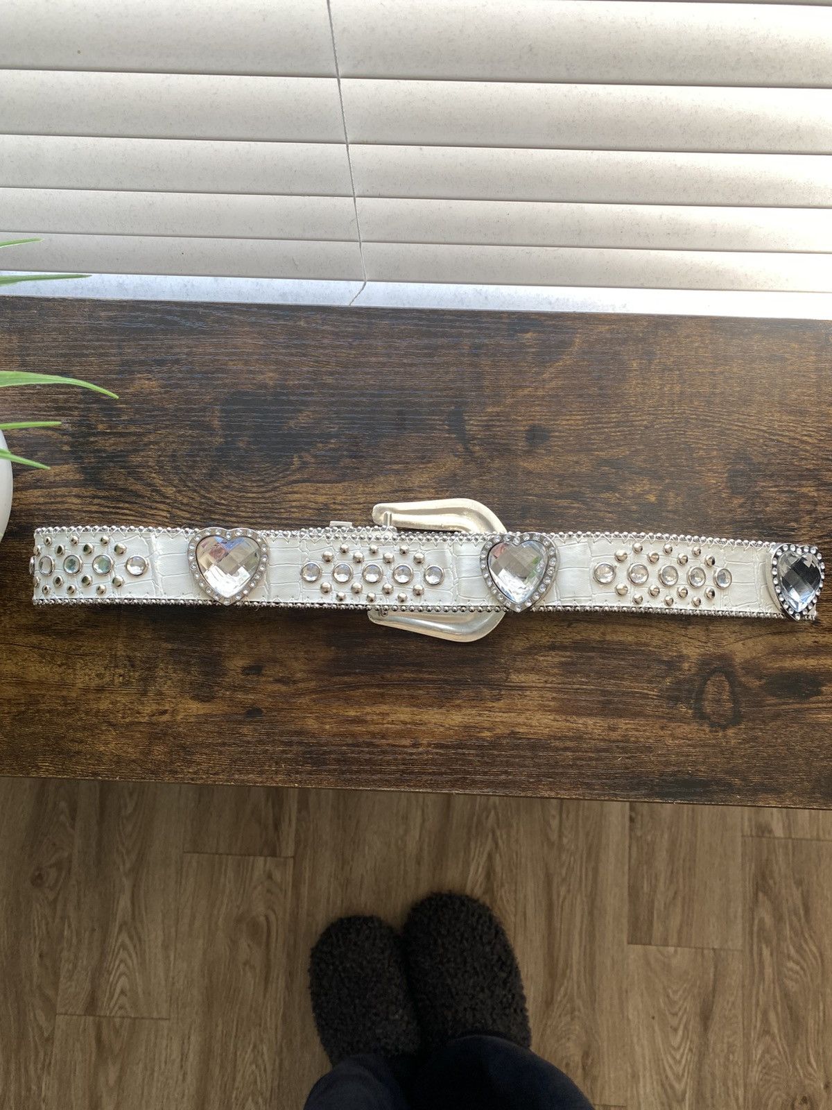 Other Y2K Leather Western Crystal Belt Size ONE SIZE - 3 Thumbnail