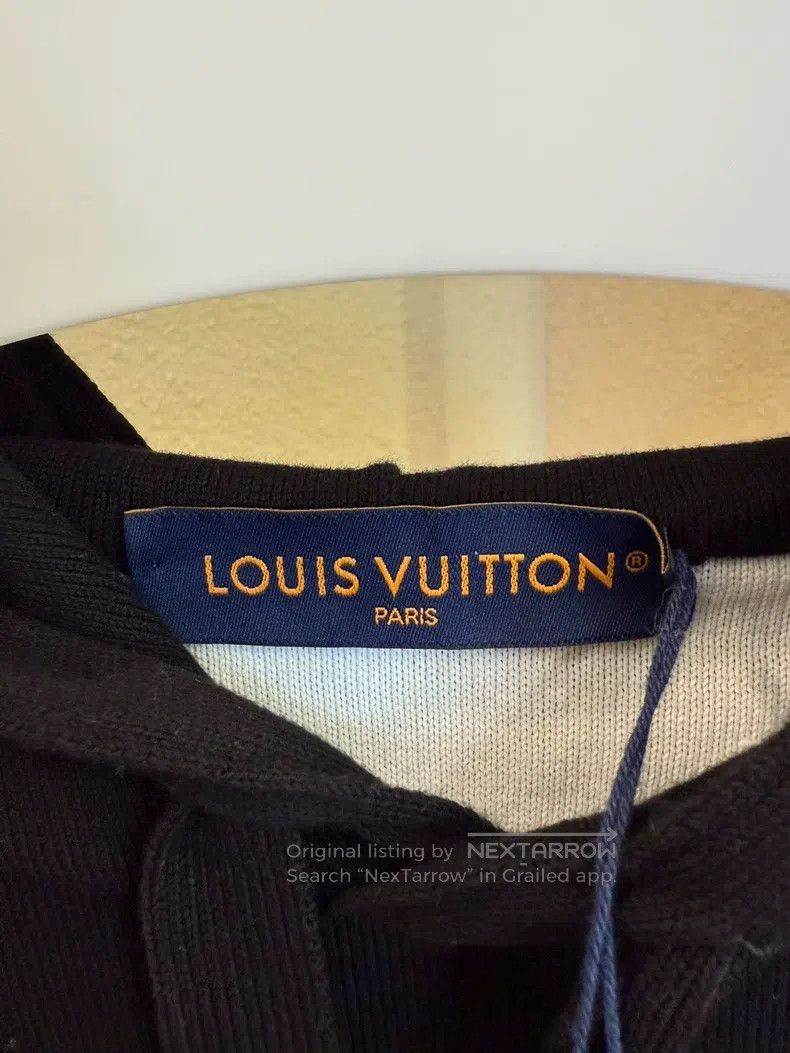 Louis Vuitton Louis Vuitton Black and white gradient print hooded sweats Size US M / EU 48-50 / 2 - 5 Thumbnail