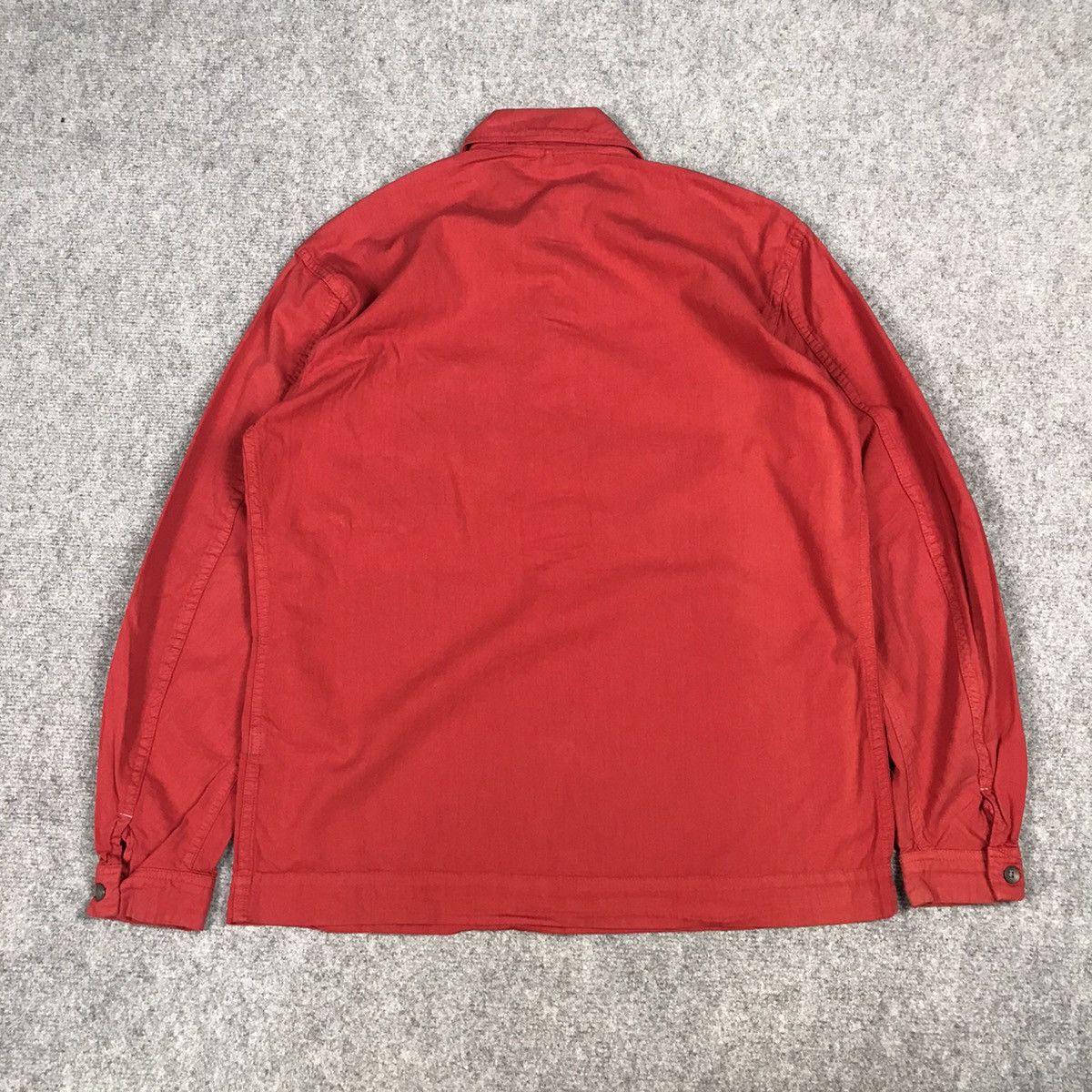 45rpm 45rpm Red Sun faded Half Button Long Sleeve Shirt Size US M / EU 48-50 / 2 - 5 Thumbnail