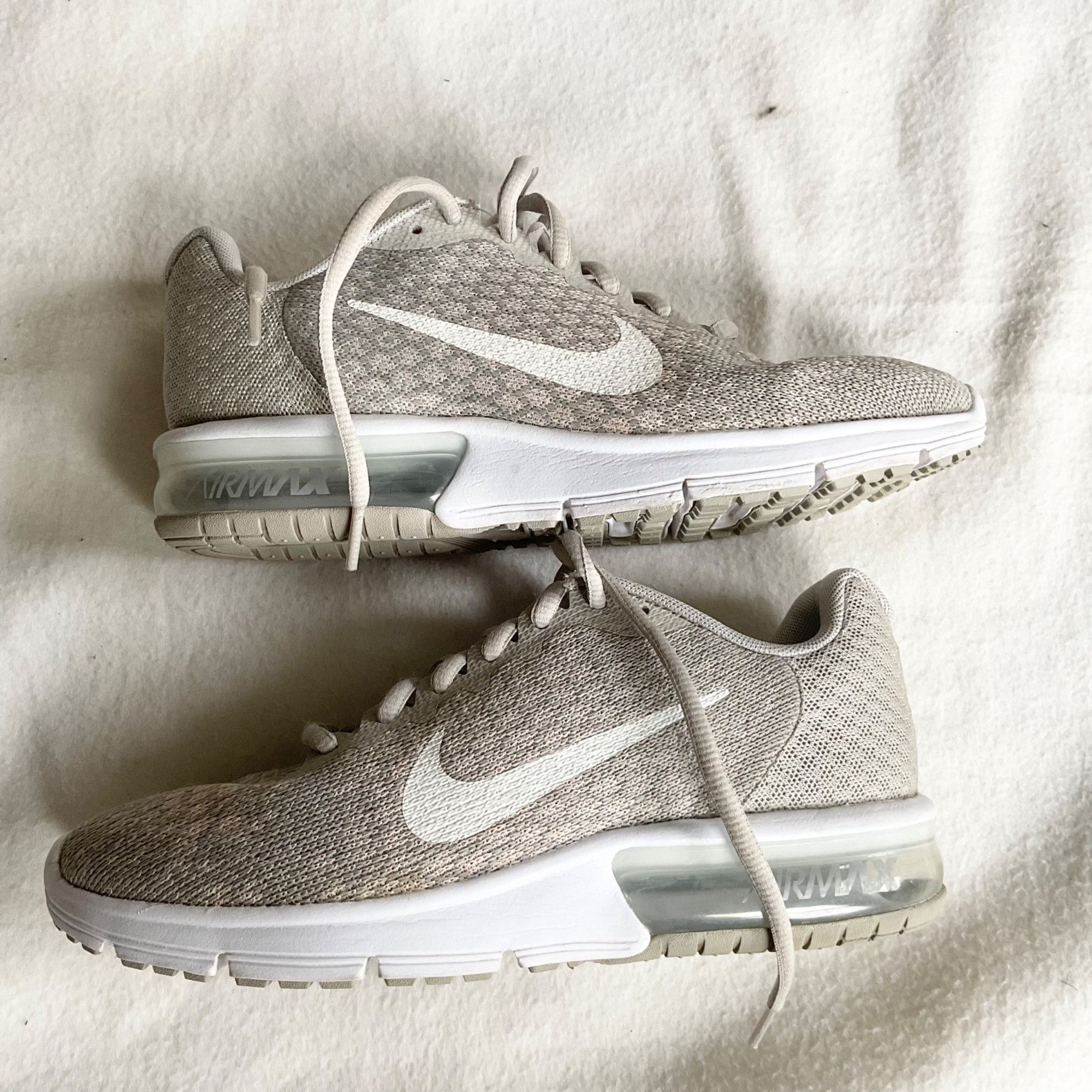 Nike Air Max sequent GRAY pink white women sneakers shoes