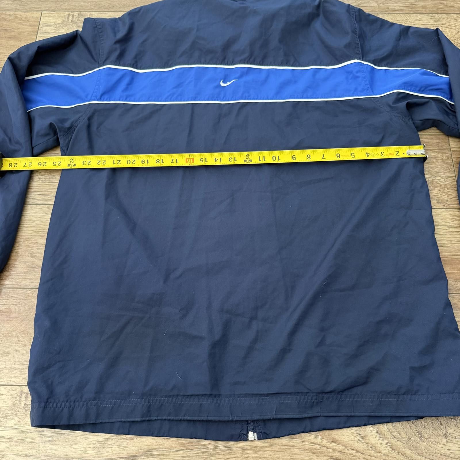 Nike Vintage Y2K Nike Striped Blue Windbreaker Size US XL / EU 56 / 4 - 7 Thumbnail