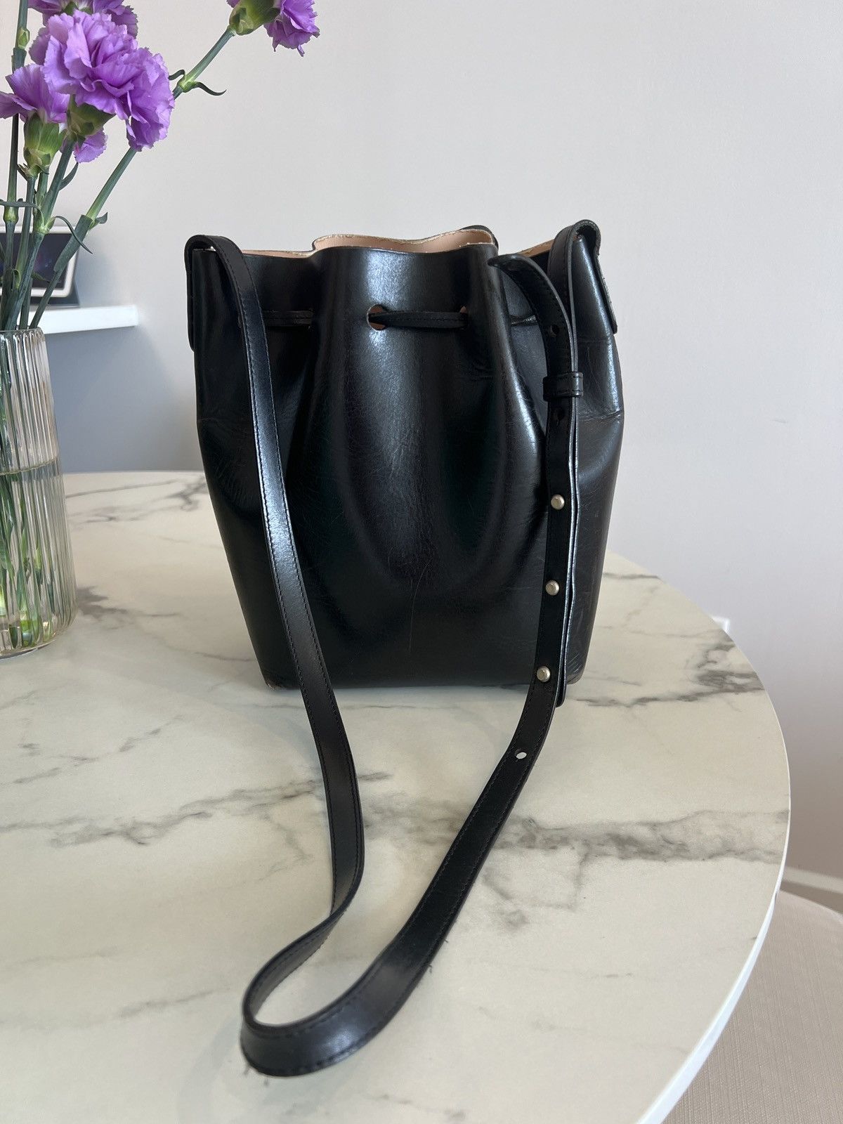 Mansur Gavriel Mansur Gavriel Leather Bucket Bag Size ONE SIZE - 4 Thumbnail