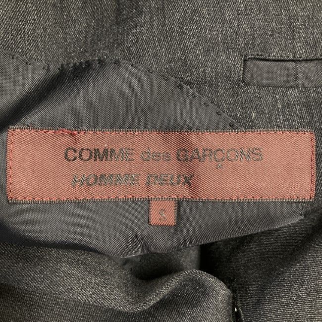 Comme des Garcons Homme Jacket Tailored Wool Long Sleeve Black Size US S / EU 44-46 / 1 - 6 Thumbnail