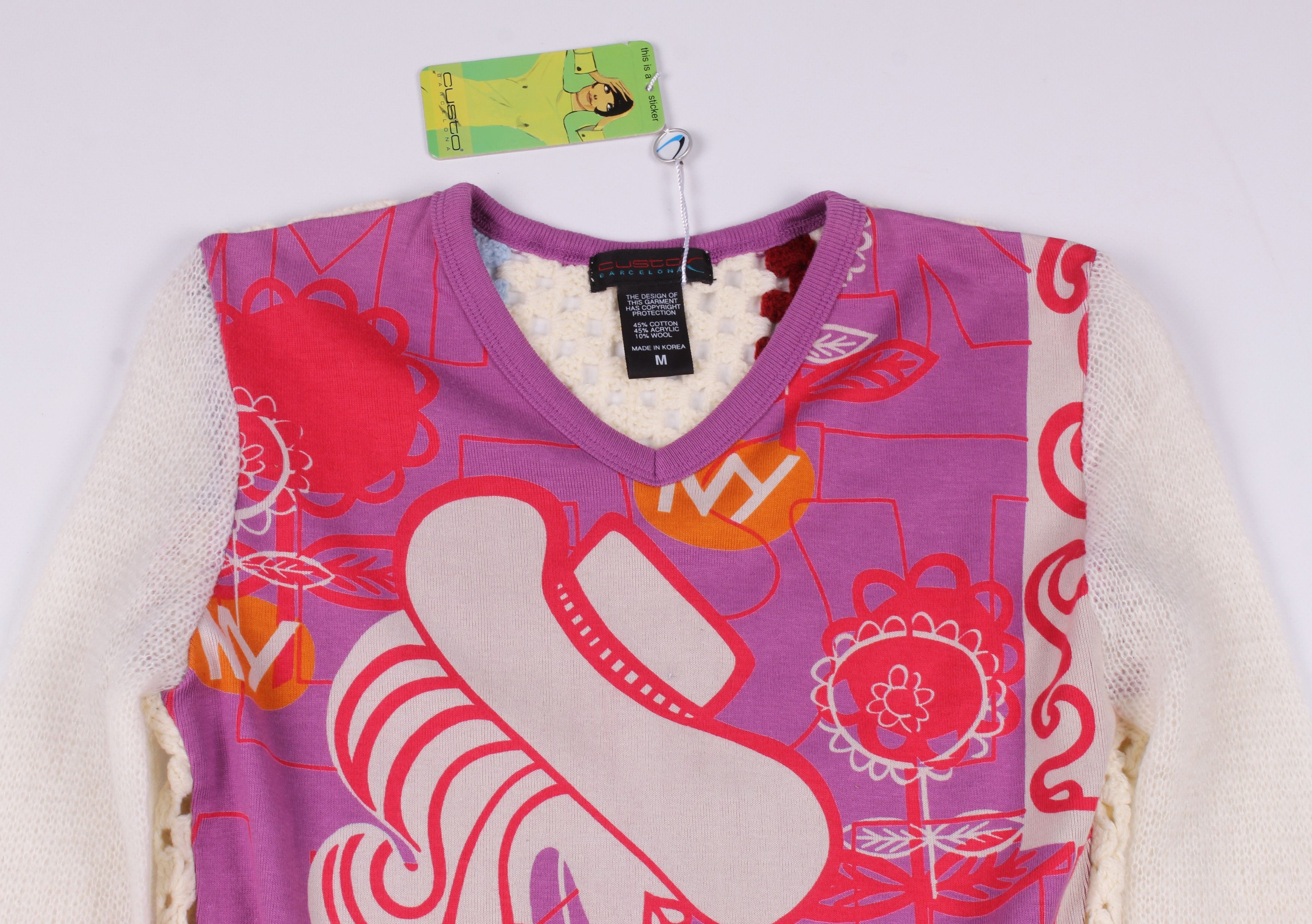 Custo Barcelona × Vintage Custo Barcelona Stunning Y2K Vintage Long Sleeve Top Size M / US 6-8 / IT 42-44 - 6 Thumbnail