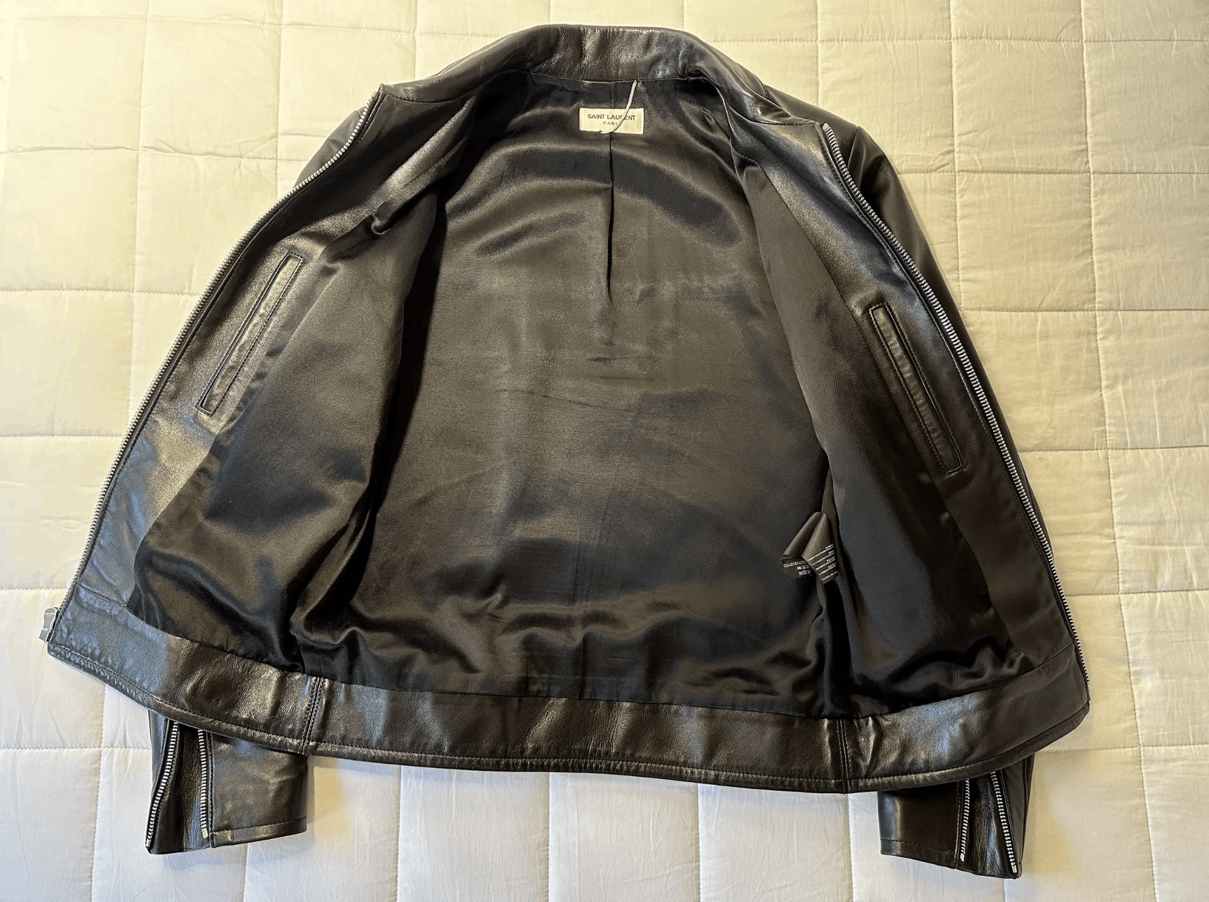 Saint Laurent Paris LAMB LEATHER JACKET Size US M / EU 48-50 / 2 - 3 Thumbnail