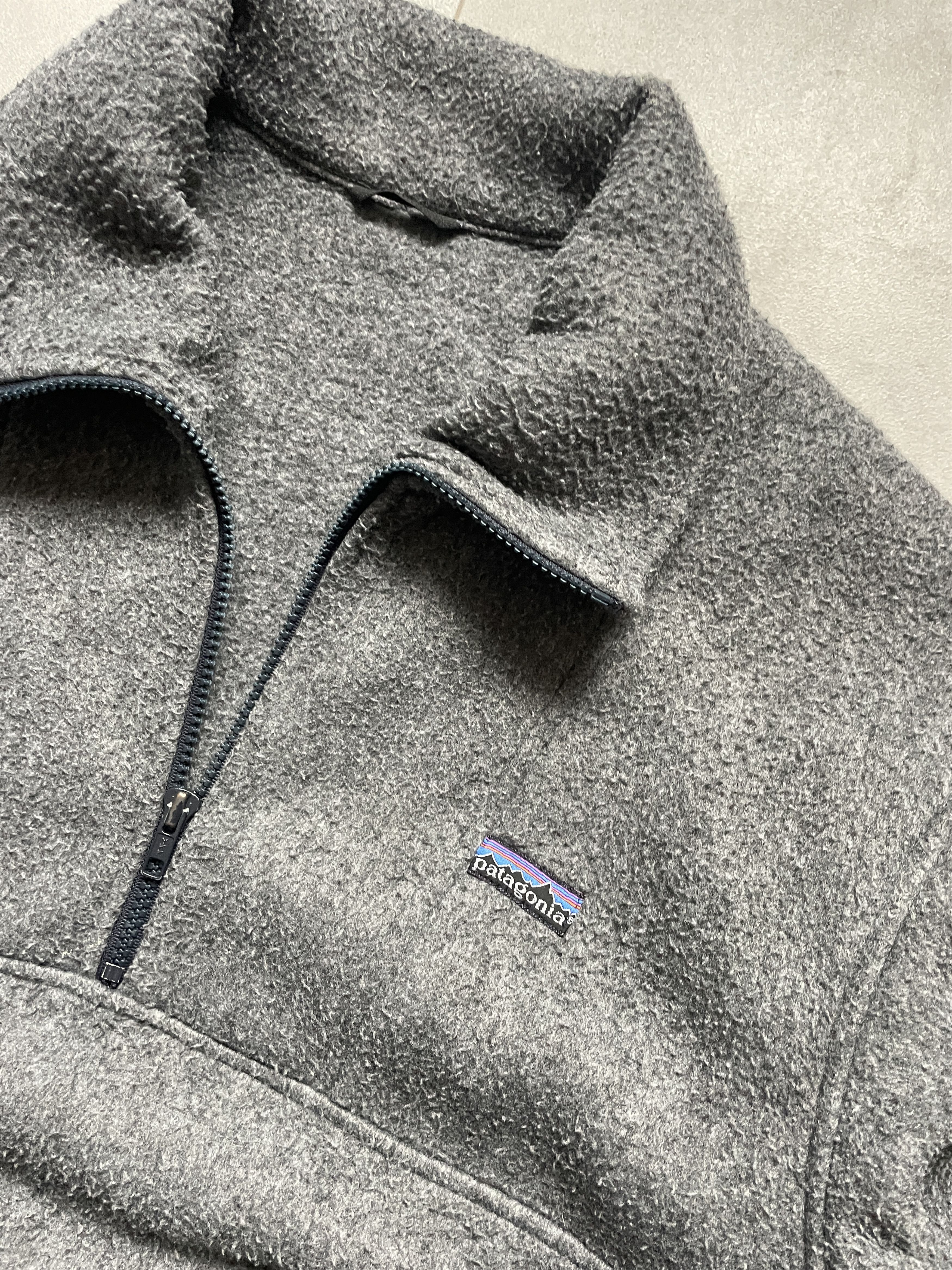 Patagonia VINTAGE PATAGONIA SYNCHILLA GRAY FLEECE OUTDOOR JACKET Size US L / EU 52-54 / 3 - 5 Thumbnail