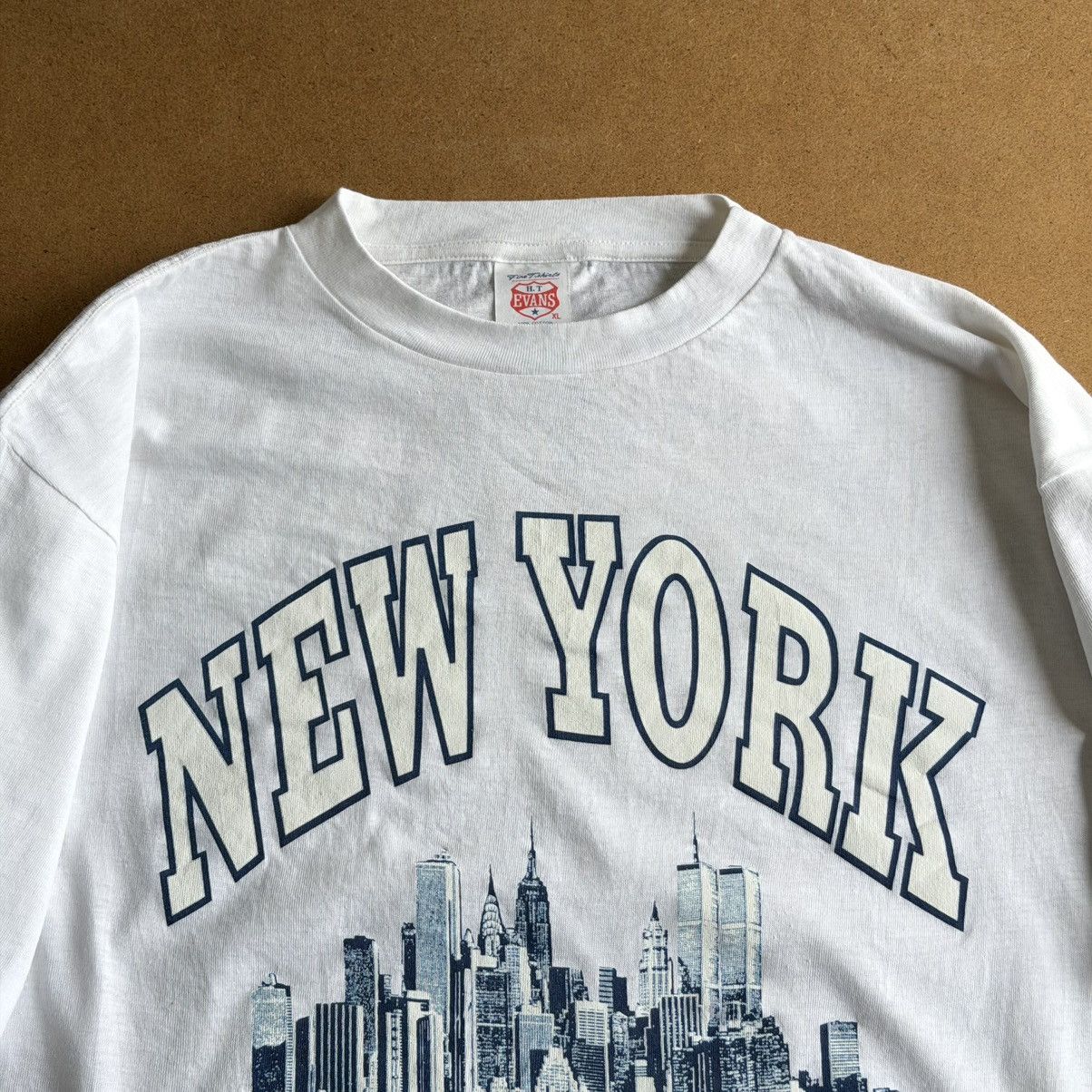 Vintage Vintage 90s Manhattan New York City Promo Single Stitch Tee Size US XL / EU 56 / 4 - 2 Thumbnail
