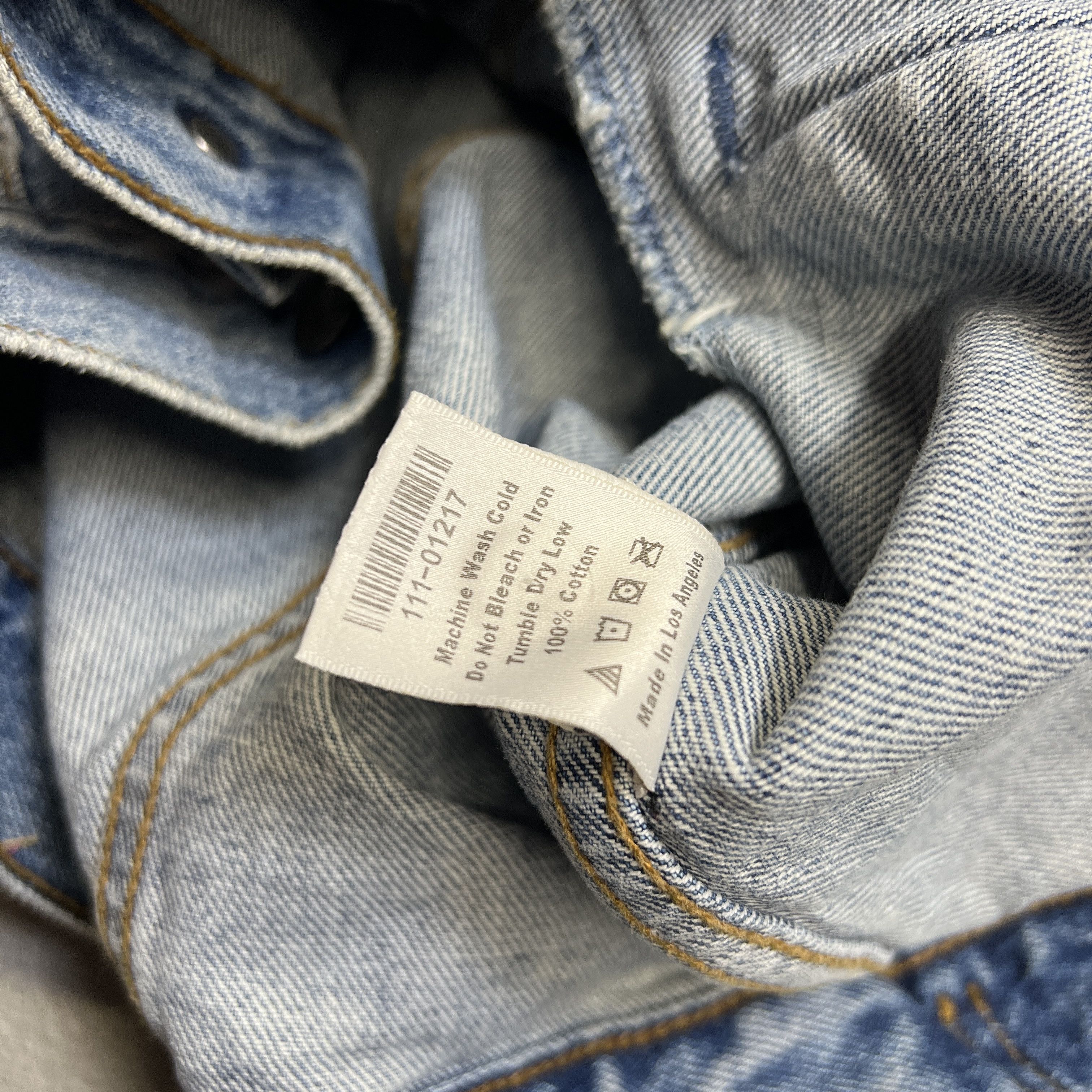 Sp5der Sp5der web denim jean jacket Size US XL / EU 56 / 4 - 7 Thumbnail
