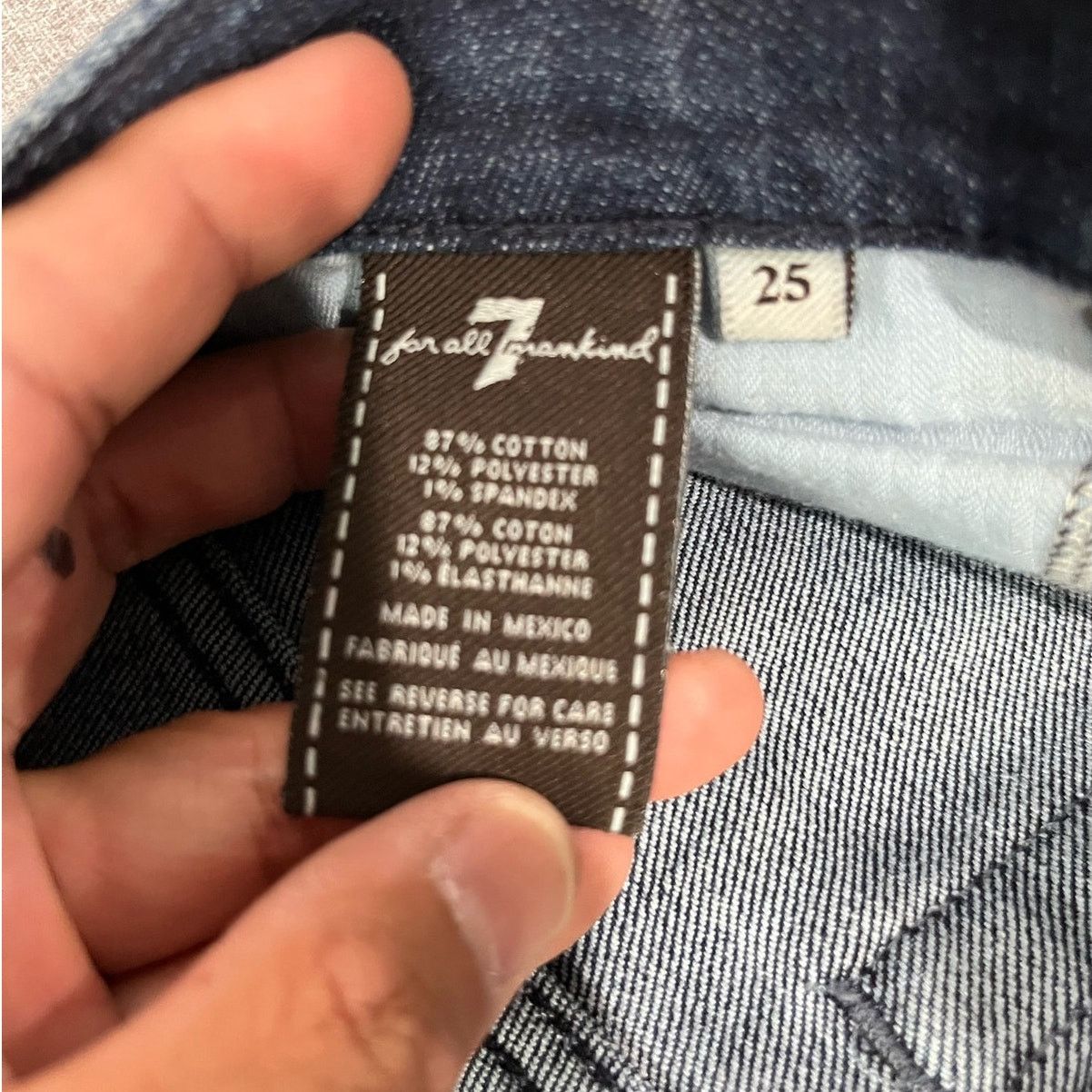 7 For All Mankind 7 For All Mankind Women's Roxanne Ankle Skinny Jeans sz 25 Size 25" / US 0 / IT 36 - 4 Thumbnail