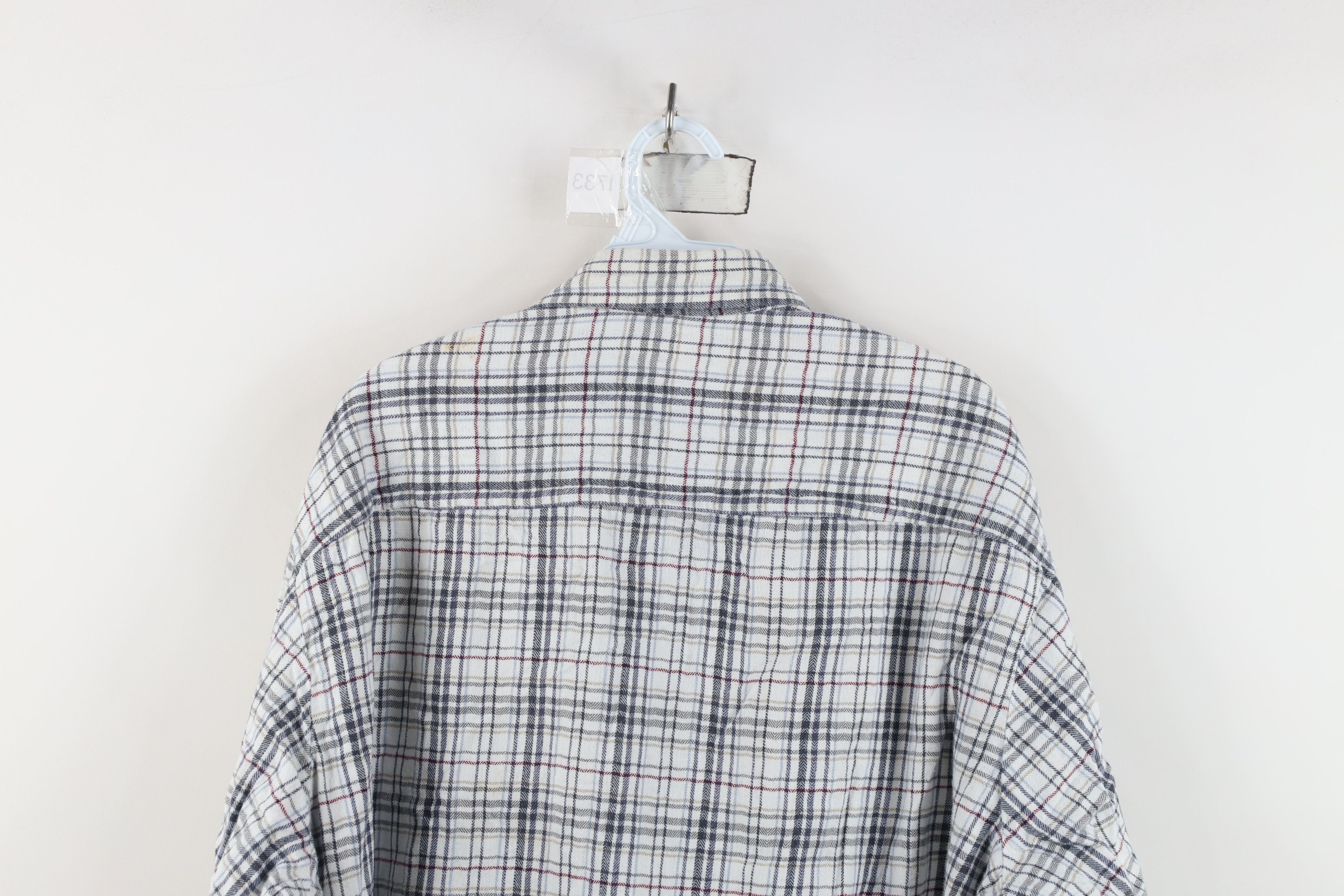 Vintage Vintage 90s Streetwear Flannel Collared Button Down Shirt Size US XL / EU 56 / 4 - 13 Thumbnail