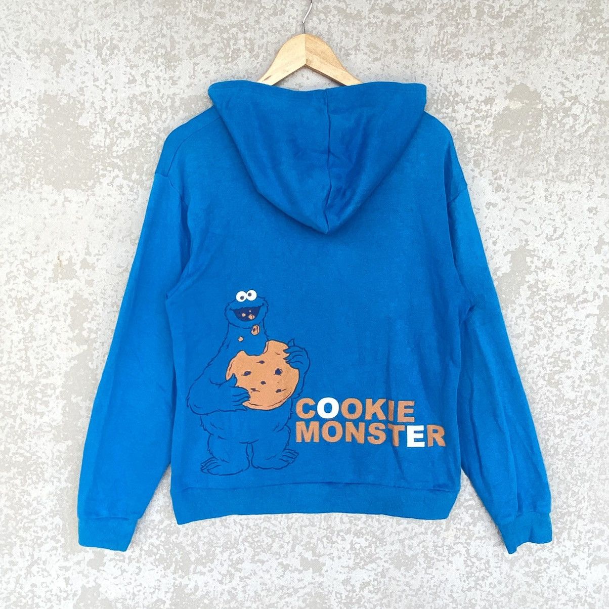 Other Vintage Blue Monster Elmo Printed Hoodie Sweater Size M Size S / US 4 / IT 40 - 5 Thumbnail