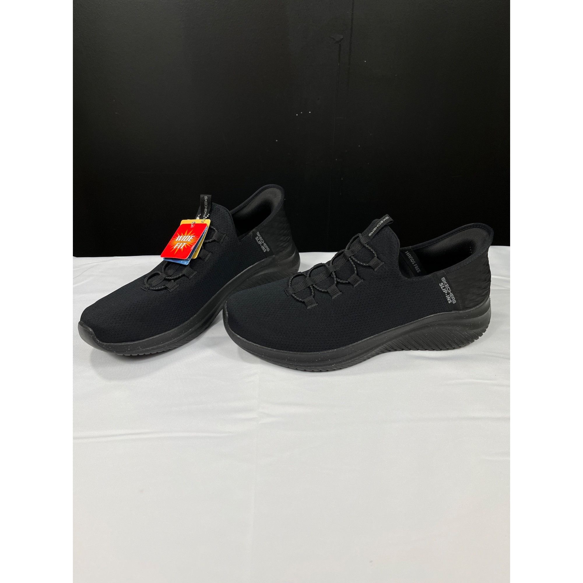 SKECHERS Skechers Mens Black Slip On Sneakers Size 11.5 SKU 7355 Size US 11.5 / EU 44-45 - 3 Thumbnail