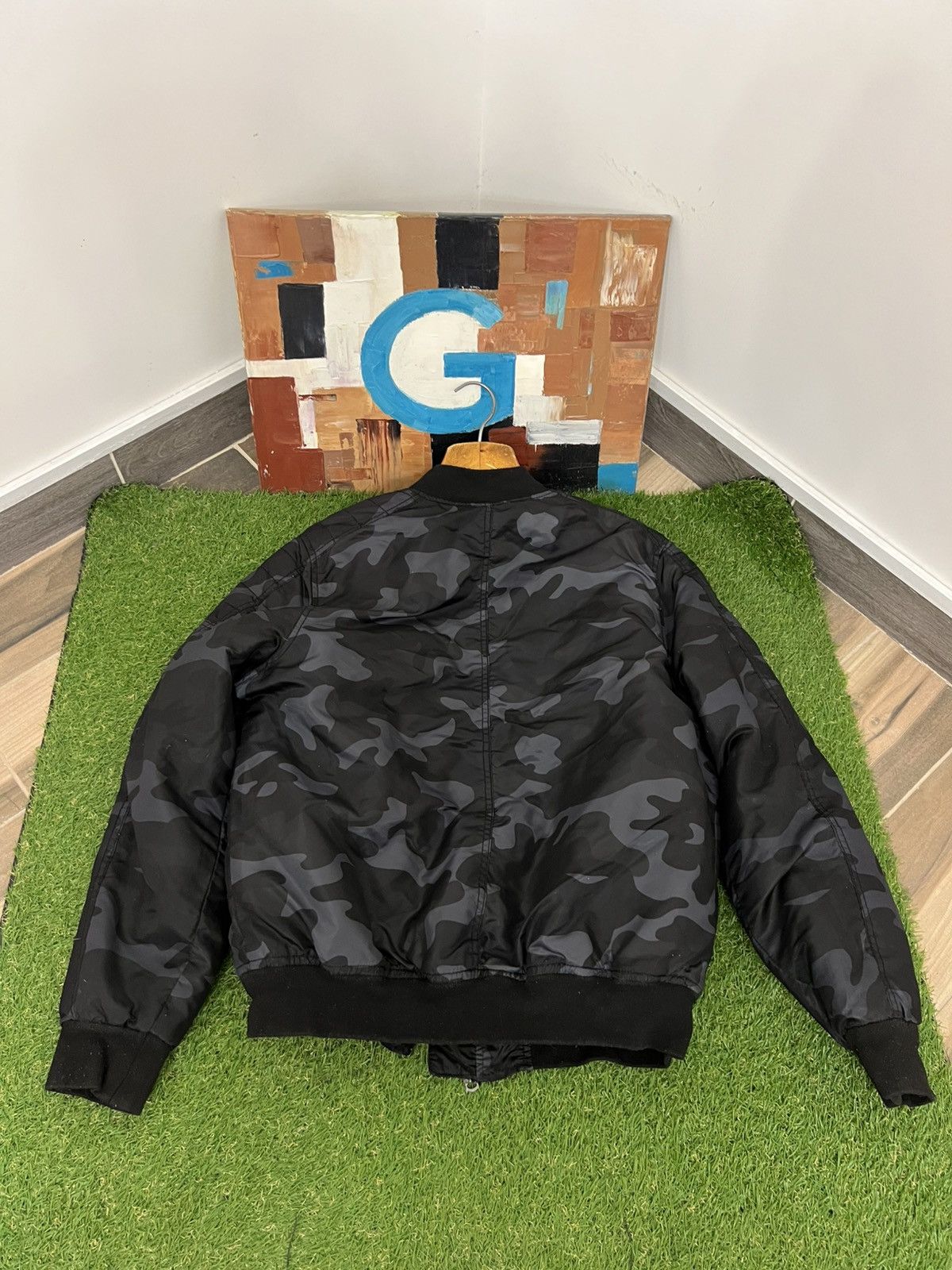 Southpole × Vintage CRAZY SOUTHPOLE CAMO BOMBER JACKET Size US M / EU 48-50 / 2 - 11 Thumbnail