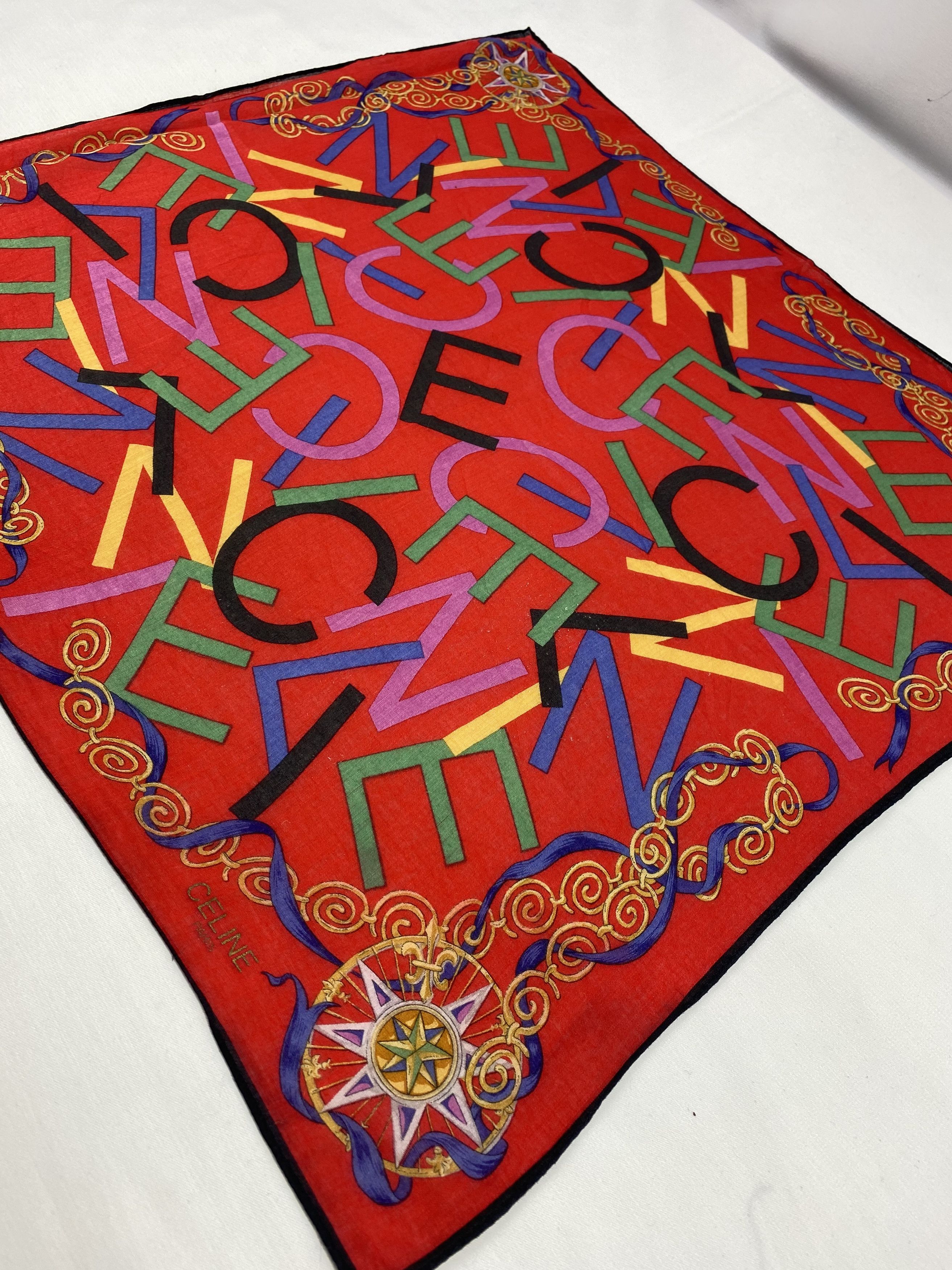 Celine Celine Handkerchief / Bandana / Neckerchief Size ONE SIZE - 4 Thumbnail