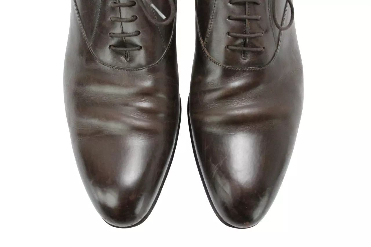 Giorgio Armani GIORGIO ARMANI Shoes Men's EU 42 Rigid Leather Almond Toe Size US 9 / EU 42 - 8 Thumbnail