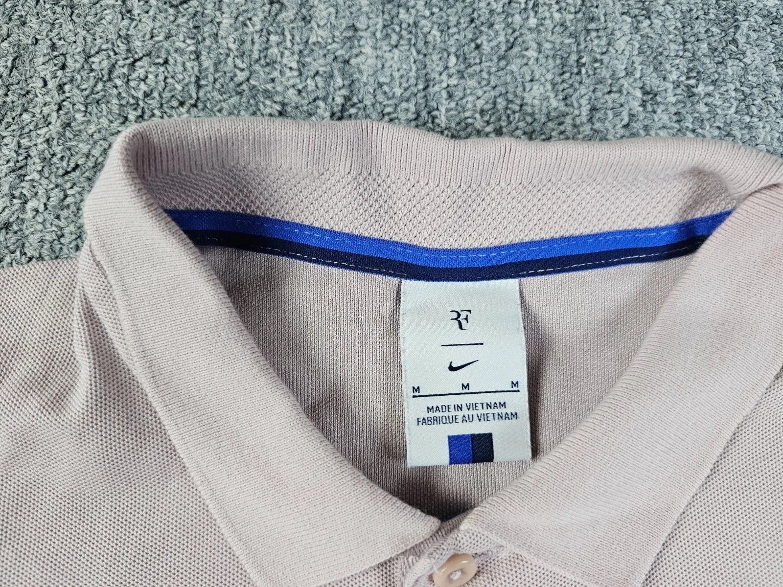Nike Nike RF Roger Federer Polo Shirt Men M Pink Slim Fit Size US M / EU 48-50 / 2 - 5 Thumbnail