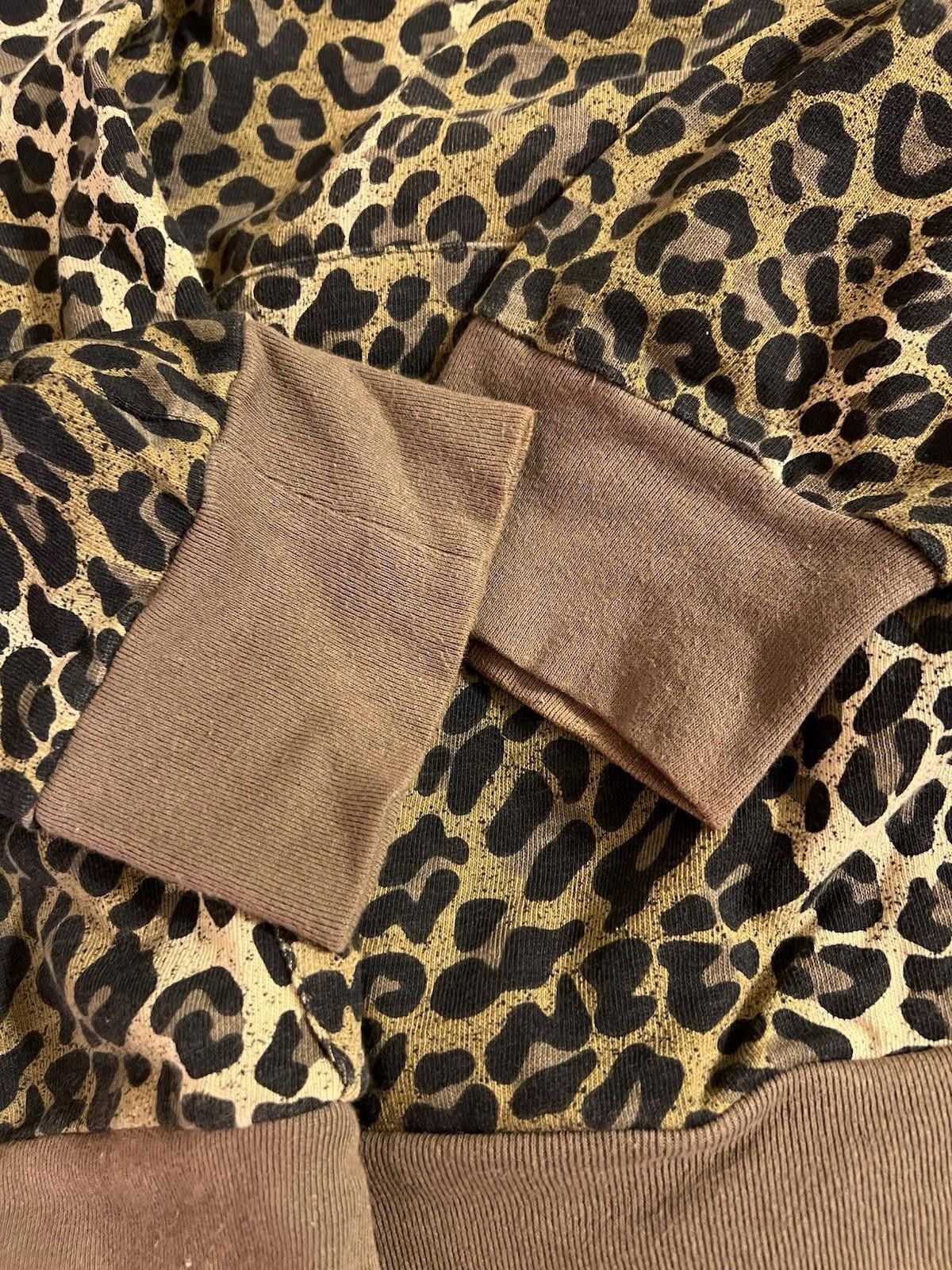 Supreme Supreme Silver Label 100% Cotton Thin Hoodie Leopard L Size US L / EU 52-54 / 3 - 4 Thumbnail