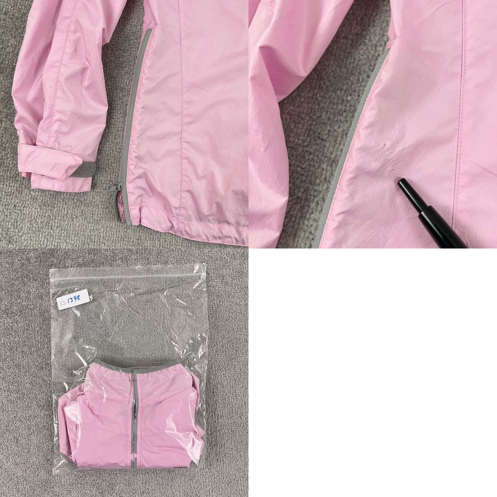 Pinko 66 North Jacket Women Small Pink Lightweight Windbreaker 1/2 Zip Pullover Hiking Size S / US 4 / IT 40 - 9 Thumbnail