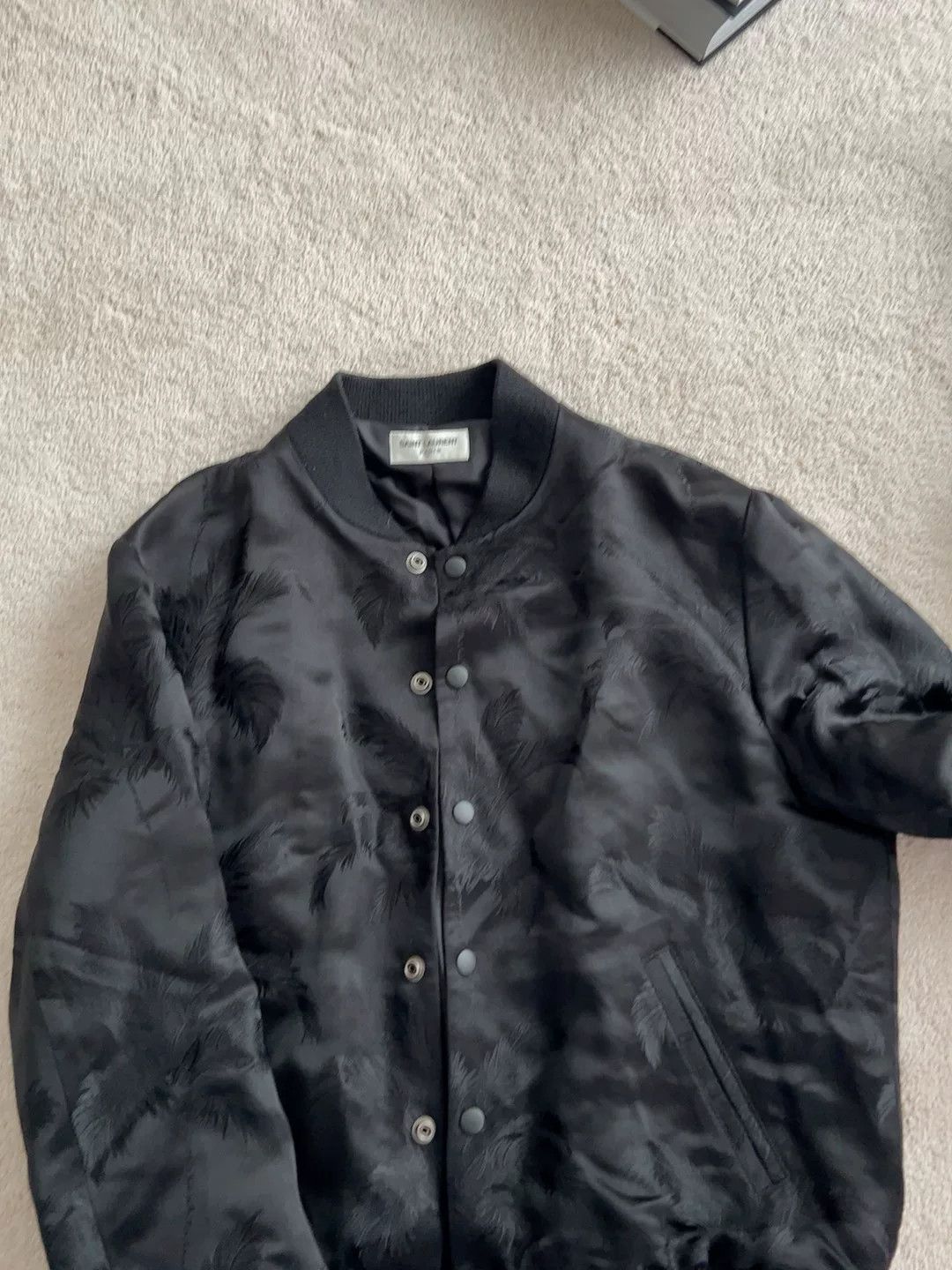 Saint Laurent Paris Saint Laurent Palm Leaf Silk Jacket Size US M / EU 48-50 / 2 - 1 Thumbnail