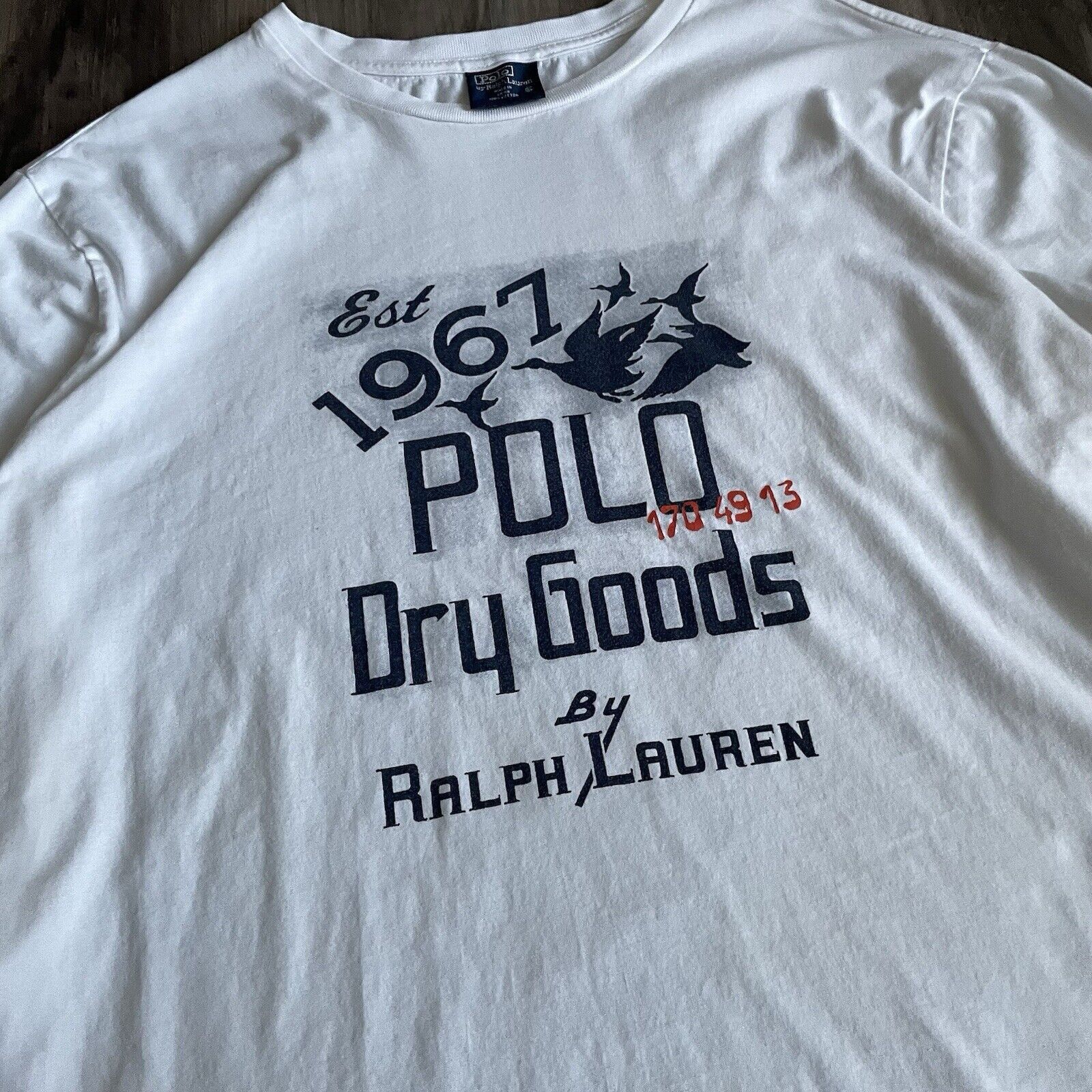 Polo Ralph Lauren × Vintage Vintage Polo Ralph Lauren T-Shirt Size XL Dry Goods Size US XL / EU 56 / 4 - 3 Thumbnail