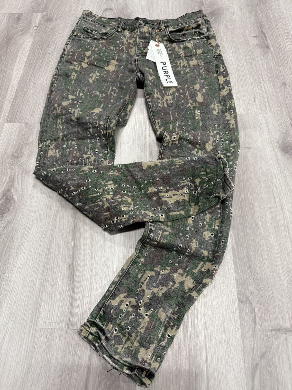 Purple Military Jean