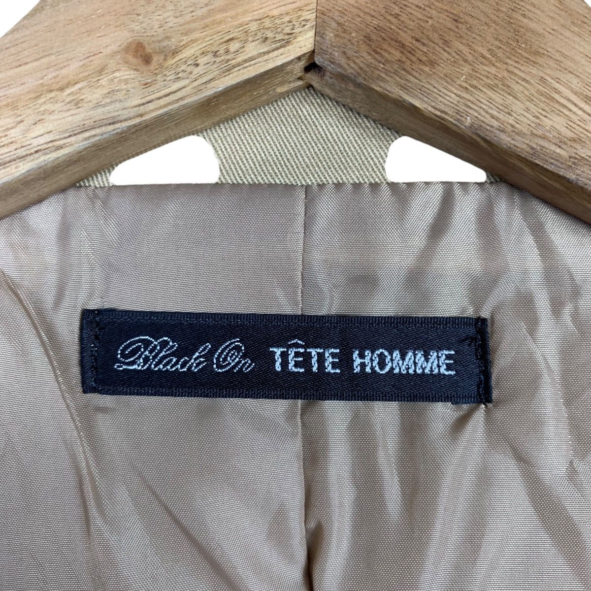 Japanese Brand × Tete Homme × Vintage Vintage TETE HOMME Japanese Brand Casualwear LongCoat Jacket Size US L / EU 52-54 / 3 - 7 Thumbnail