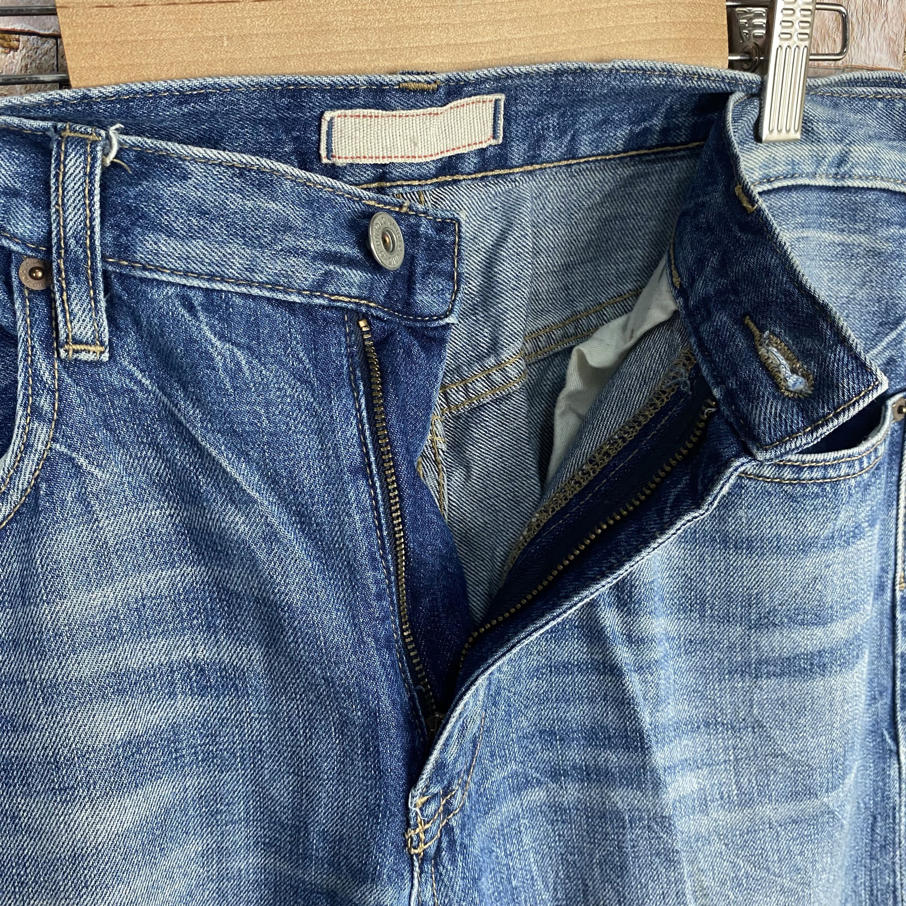 Uniqlo Uniqlo Blue japan vintage faded Denim Pants #7586 Size US 33 - 10 Thumbnail