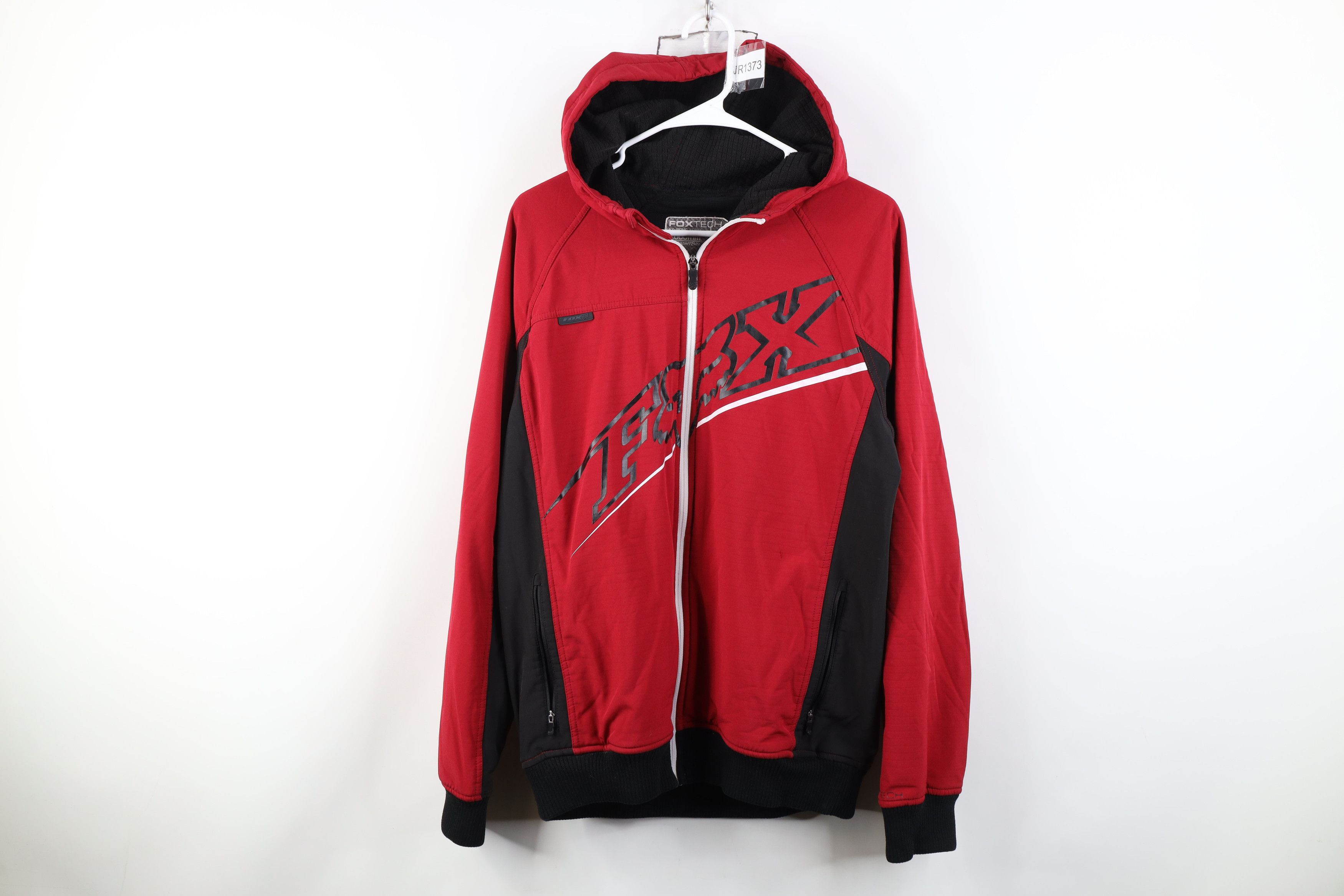 Vintage Y2K Fox Racing Fleece Lined FX Bionic Hooded Jacket