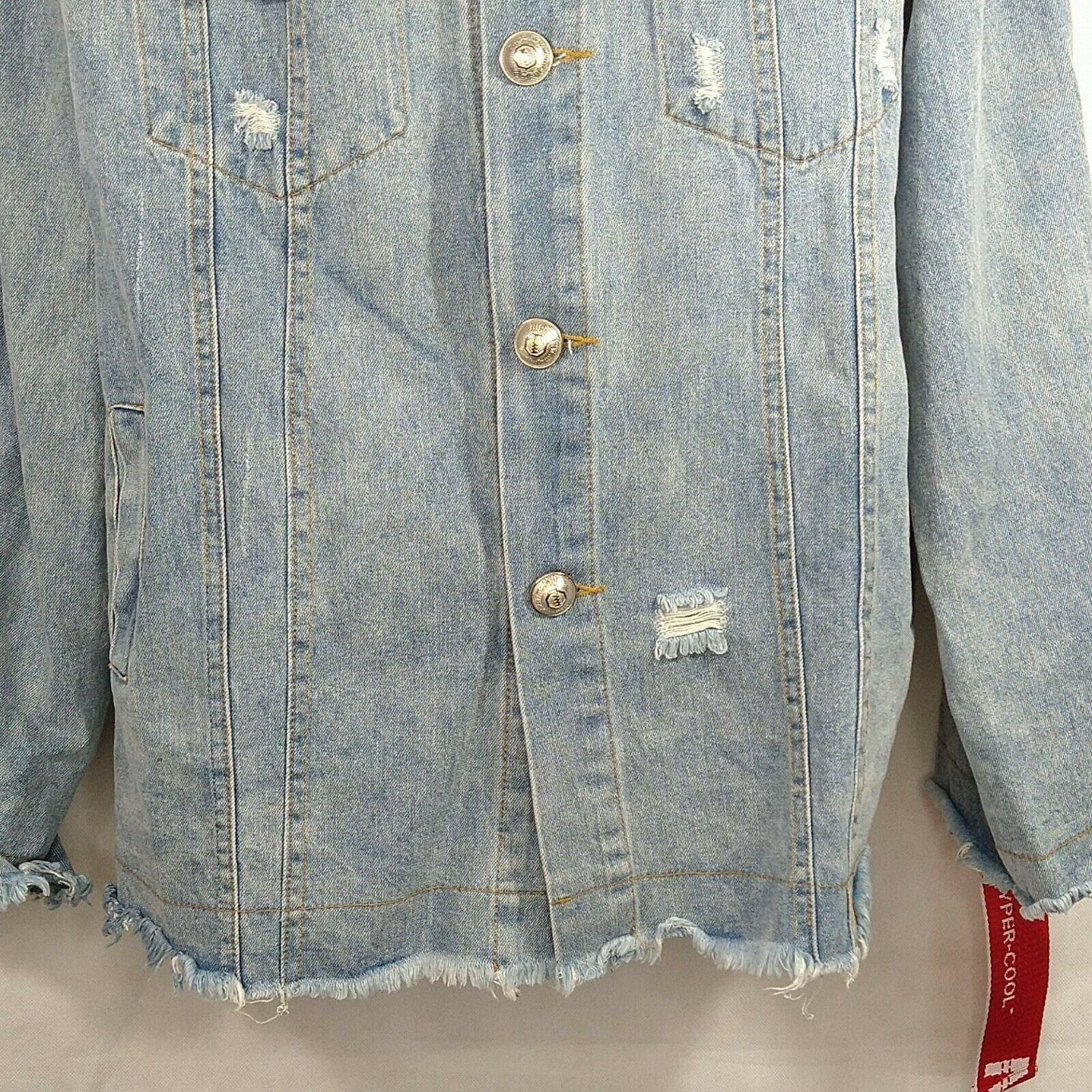 Other Mod Wave Movement Denim Jean Jacket Button Up Men Size XL Size US XL / EU 56 / 4 - 3 Thumbnail